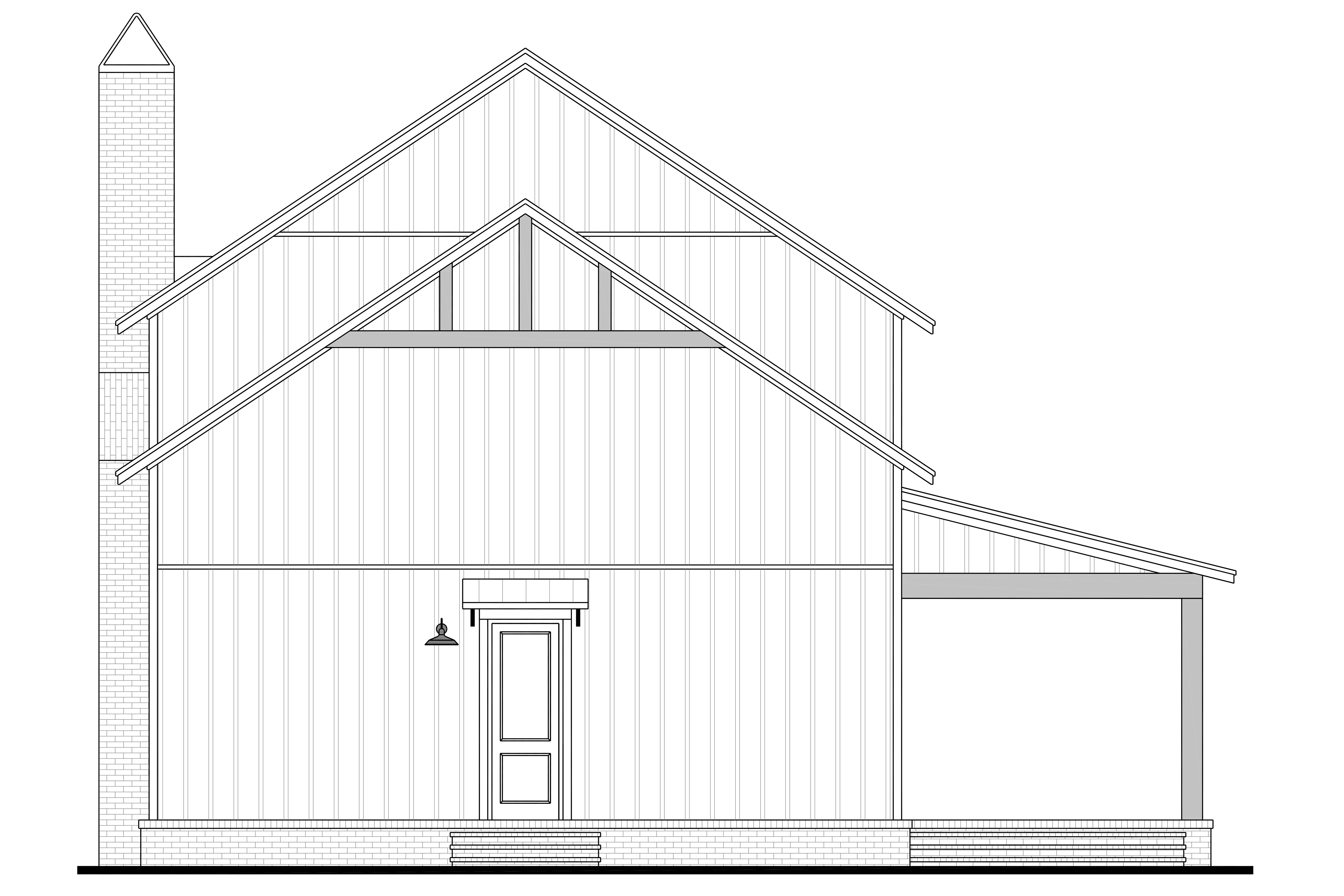 HPZ-22016 Samantha Barndominium House Plan - Image 5