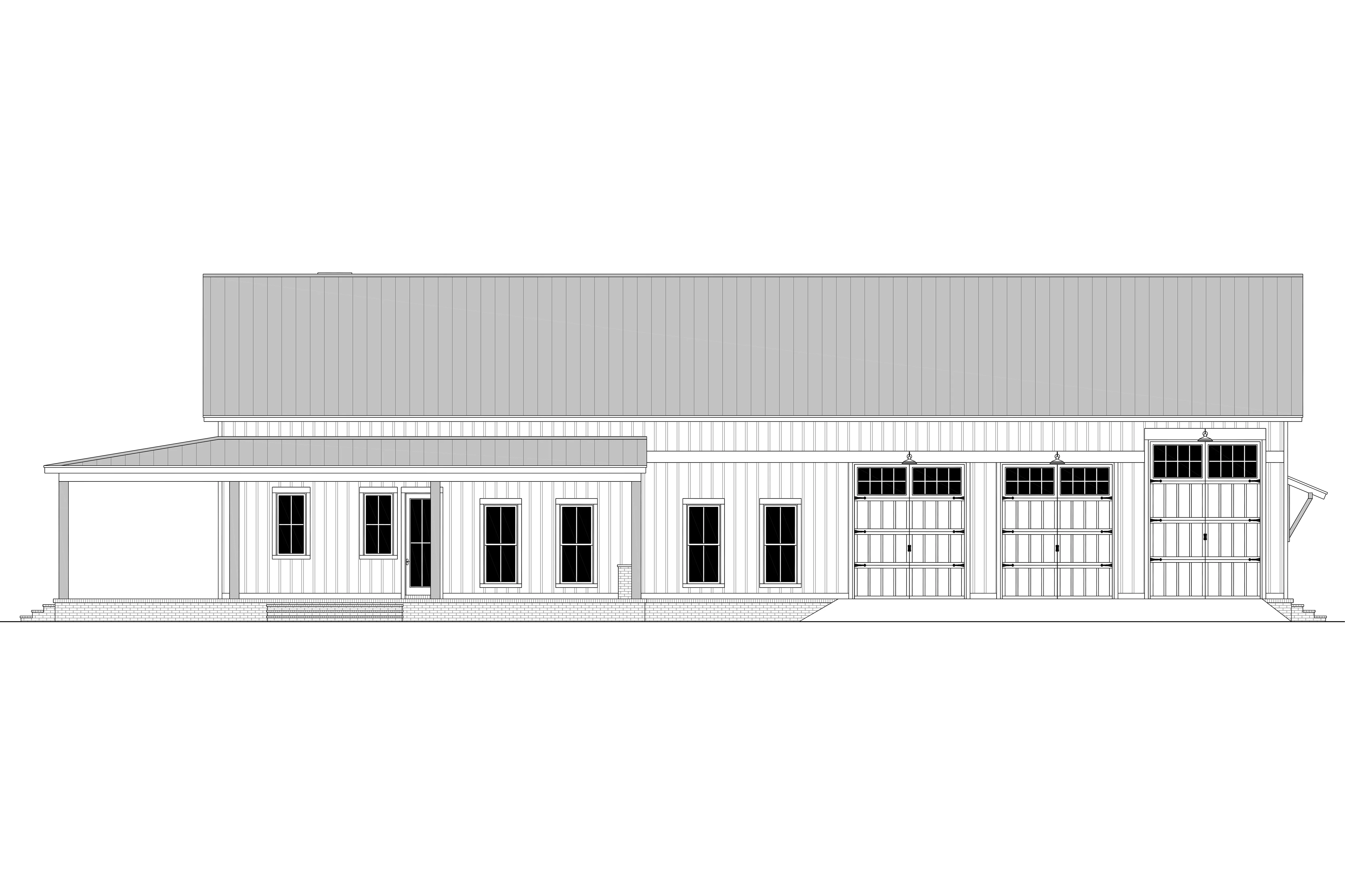 HPZ-22017 Debra Barndominium House Plan - Image 5