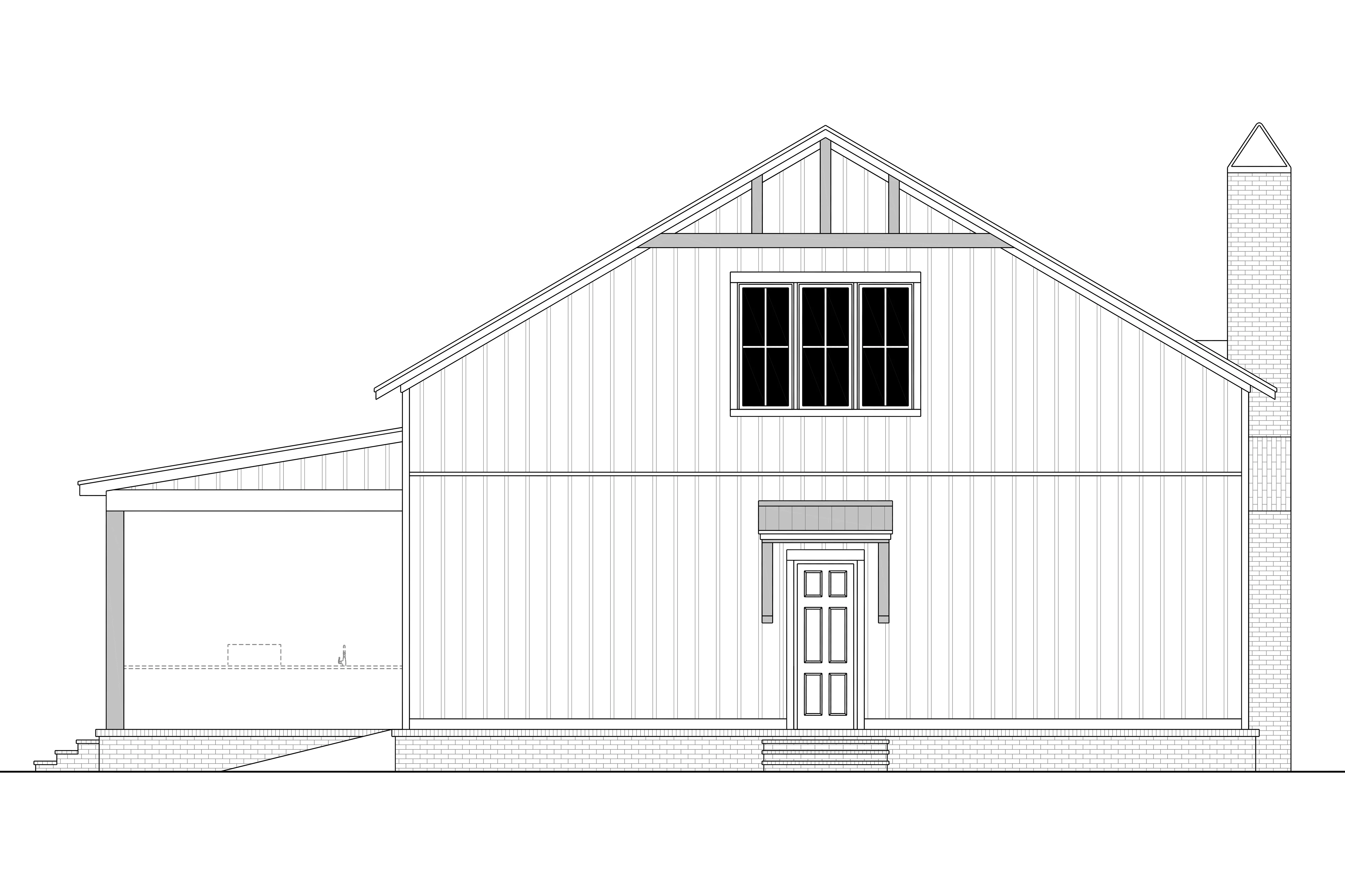 HPZ-22017 Debra Barndominium House Plan - Image 8
