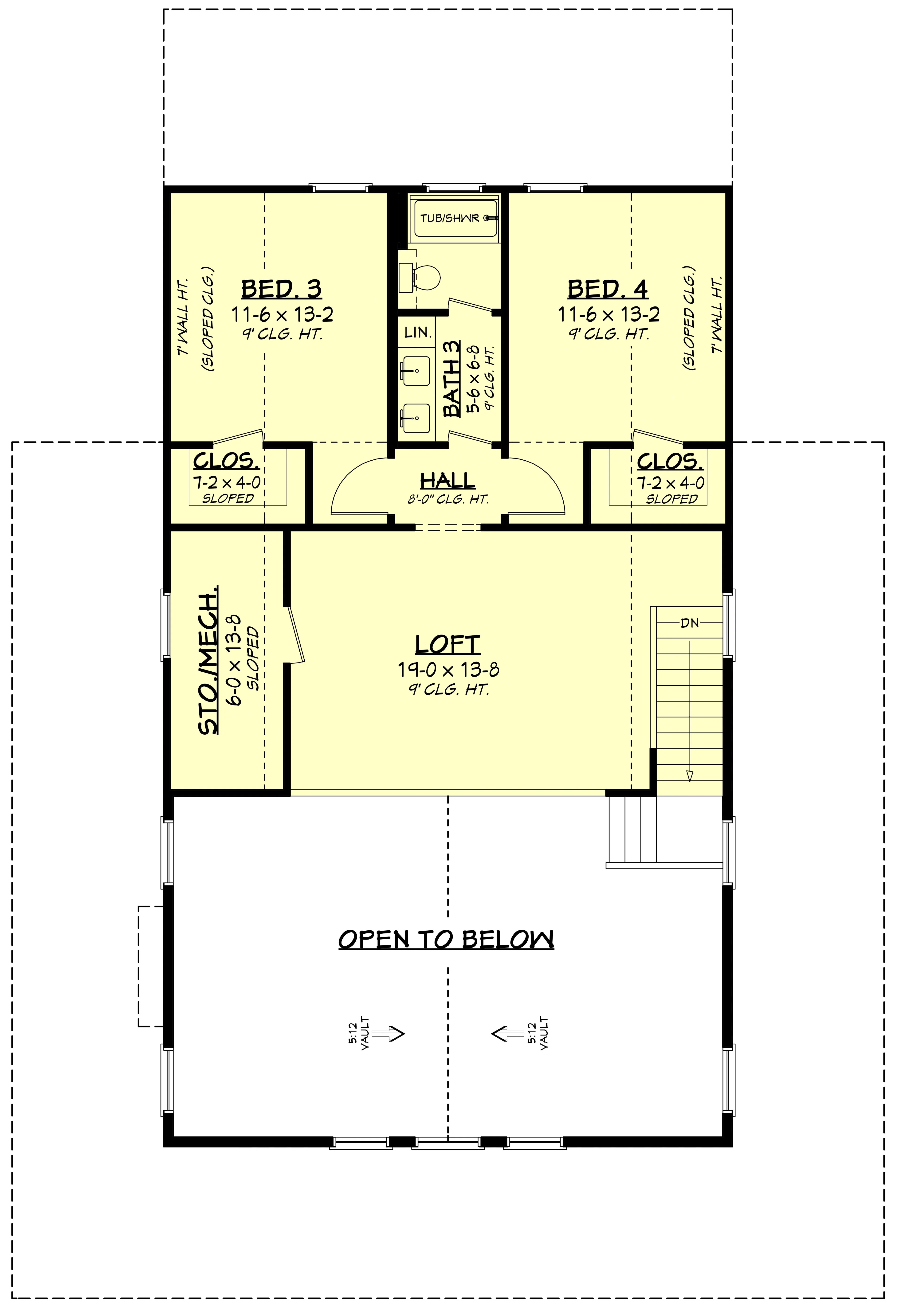 HPZ-22018 Jerry Barndominium House Plan - Image 10