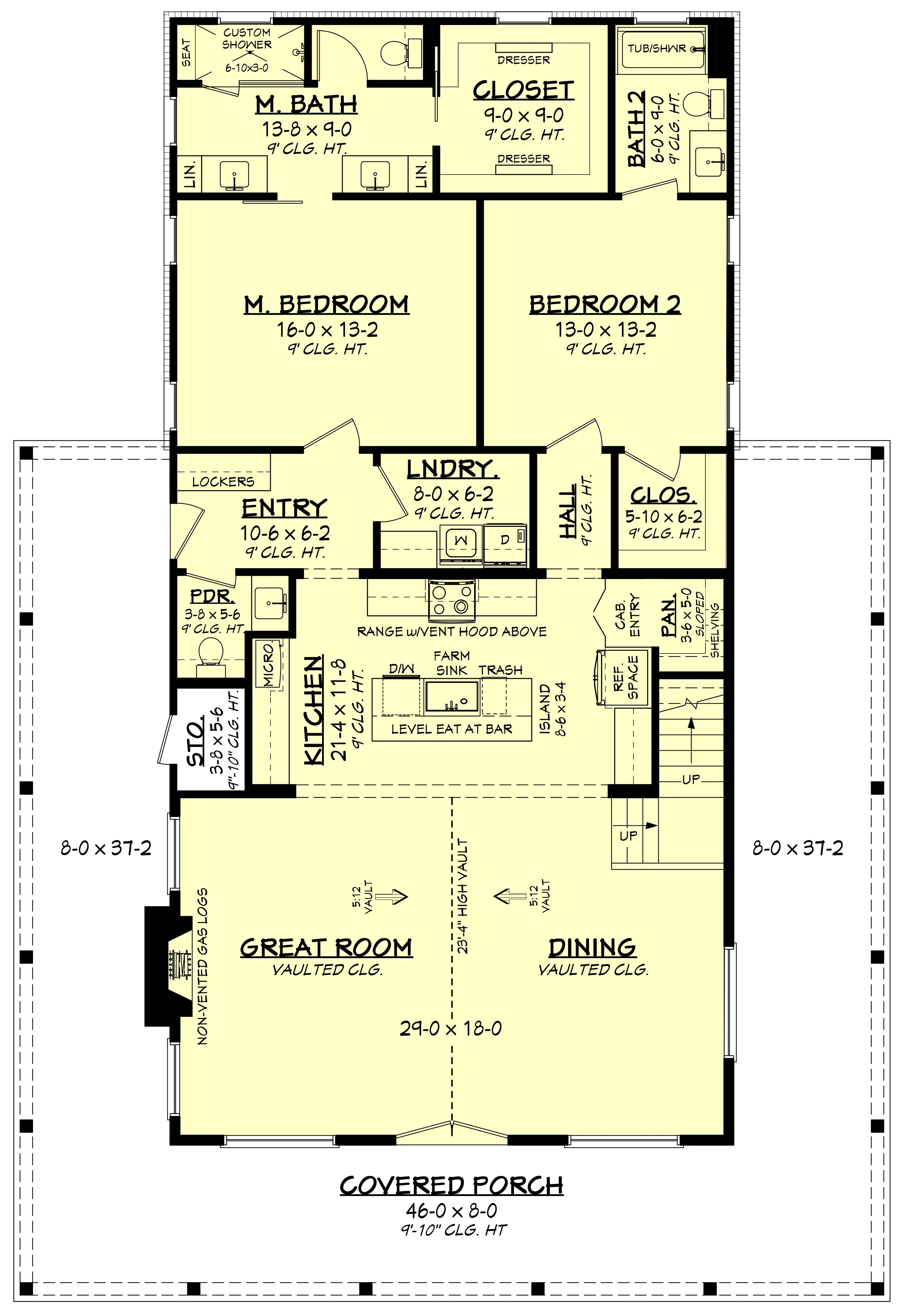 HPZ-22018 Jerry Barndominium House Plan - Image 9