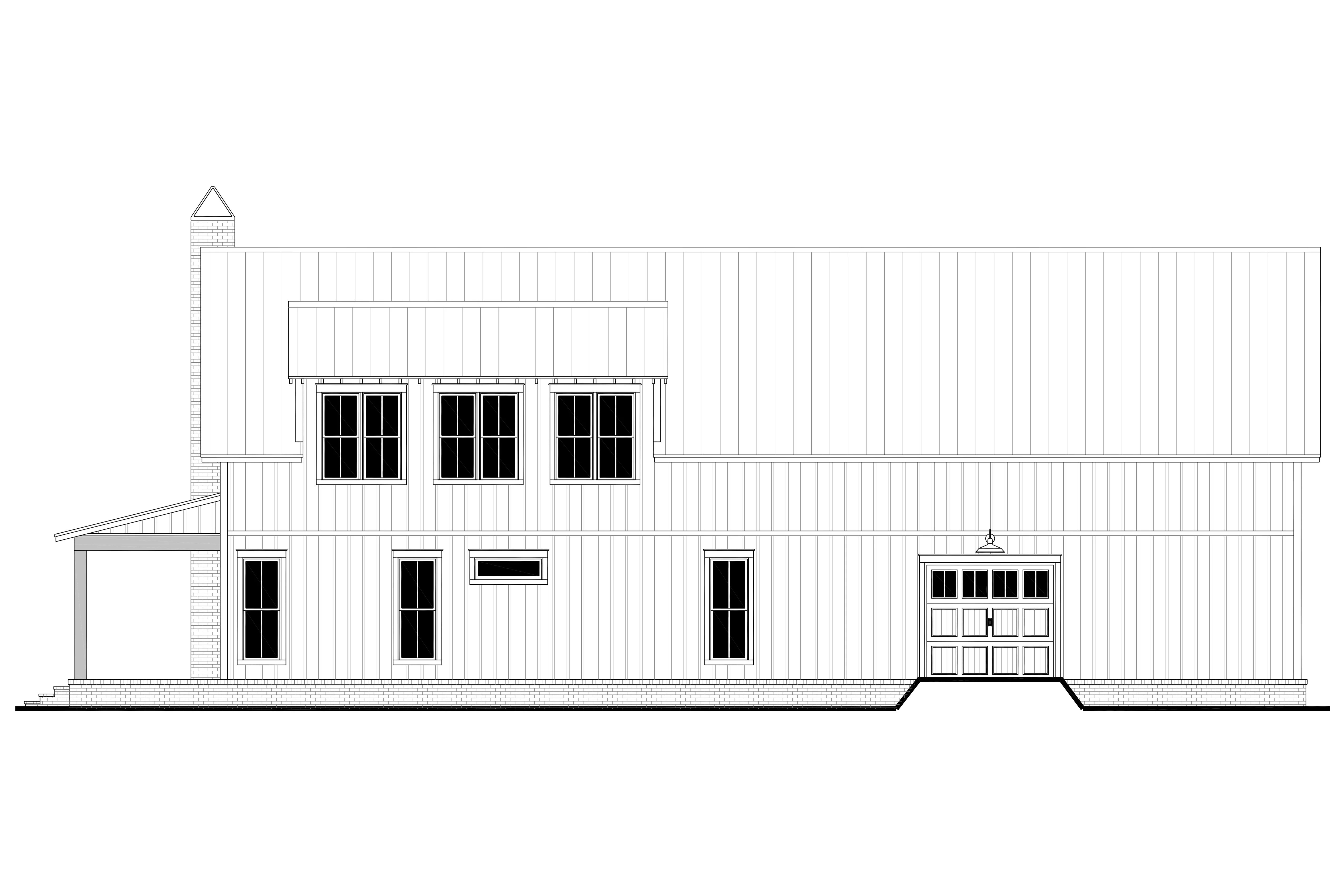 HPZ-22019 Linda Barndominium House Plan - Image 11