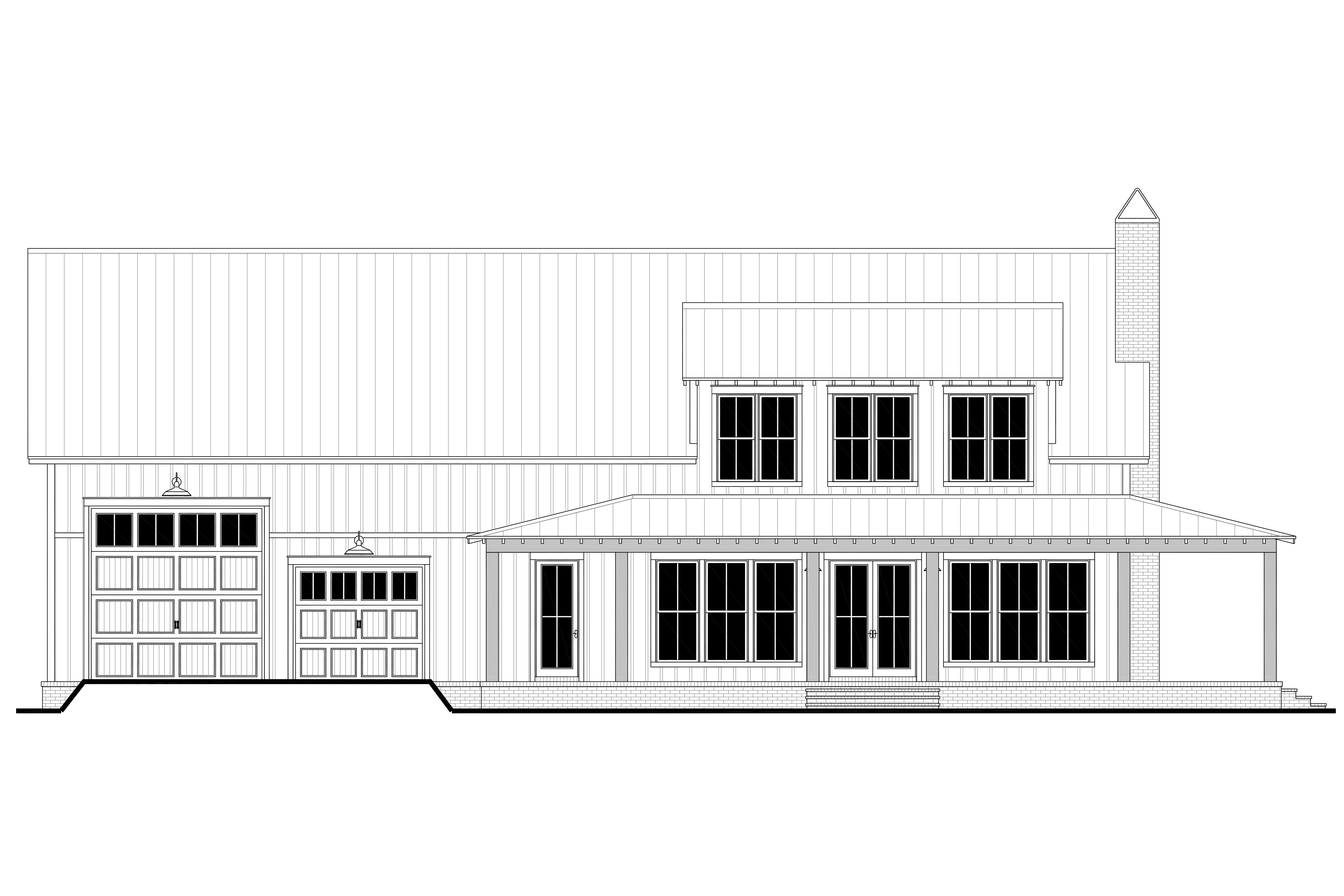 HPZ-22019 Linda Barndominium House Plan - Image 9