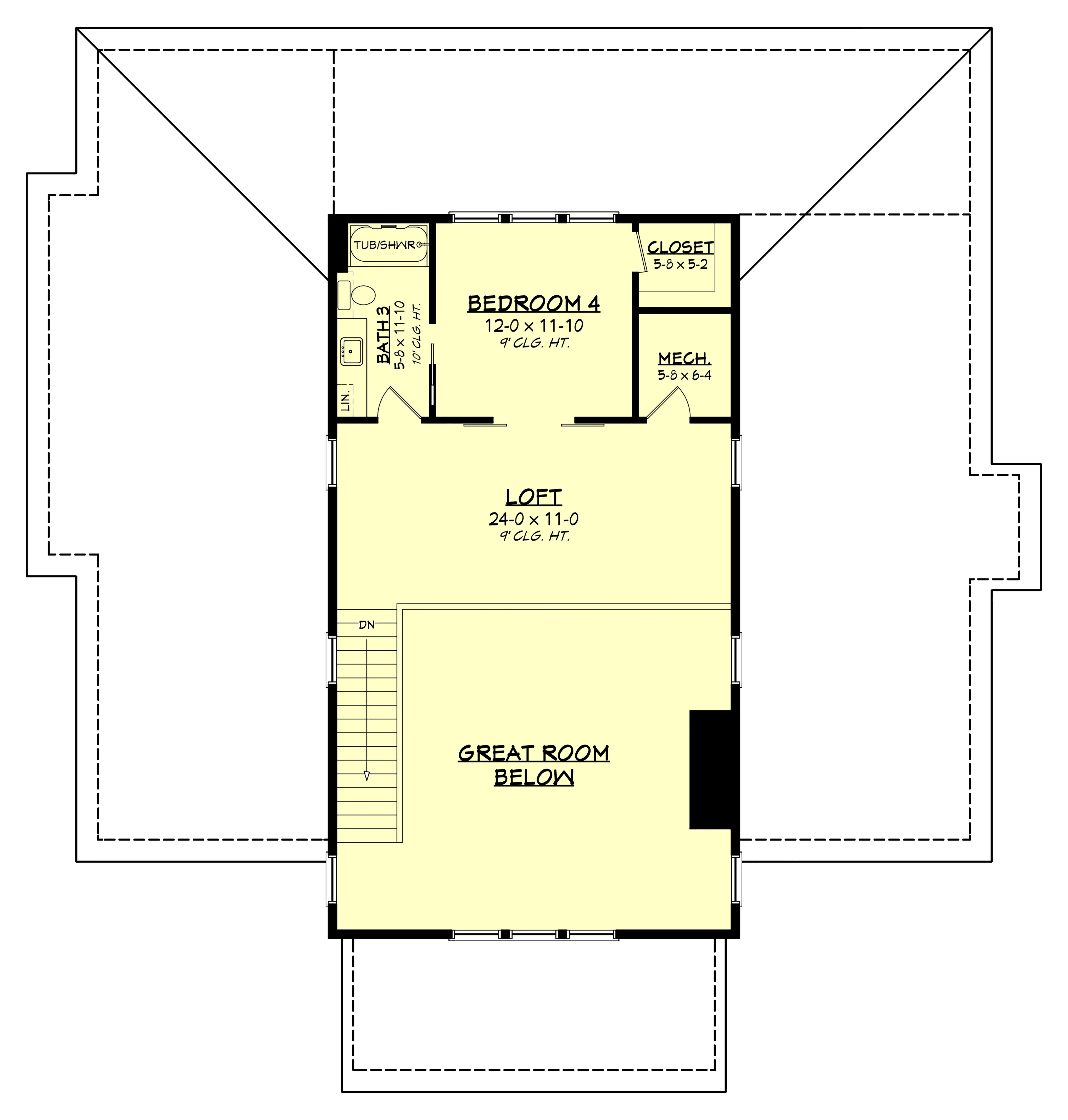 HPZ-22020 Dustin Barndominium House Plan - Image 14