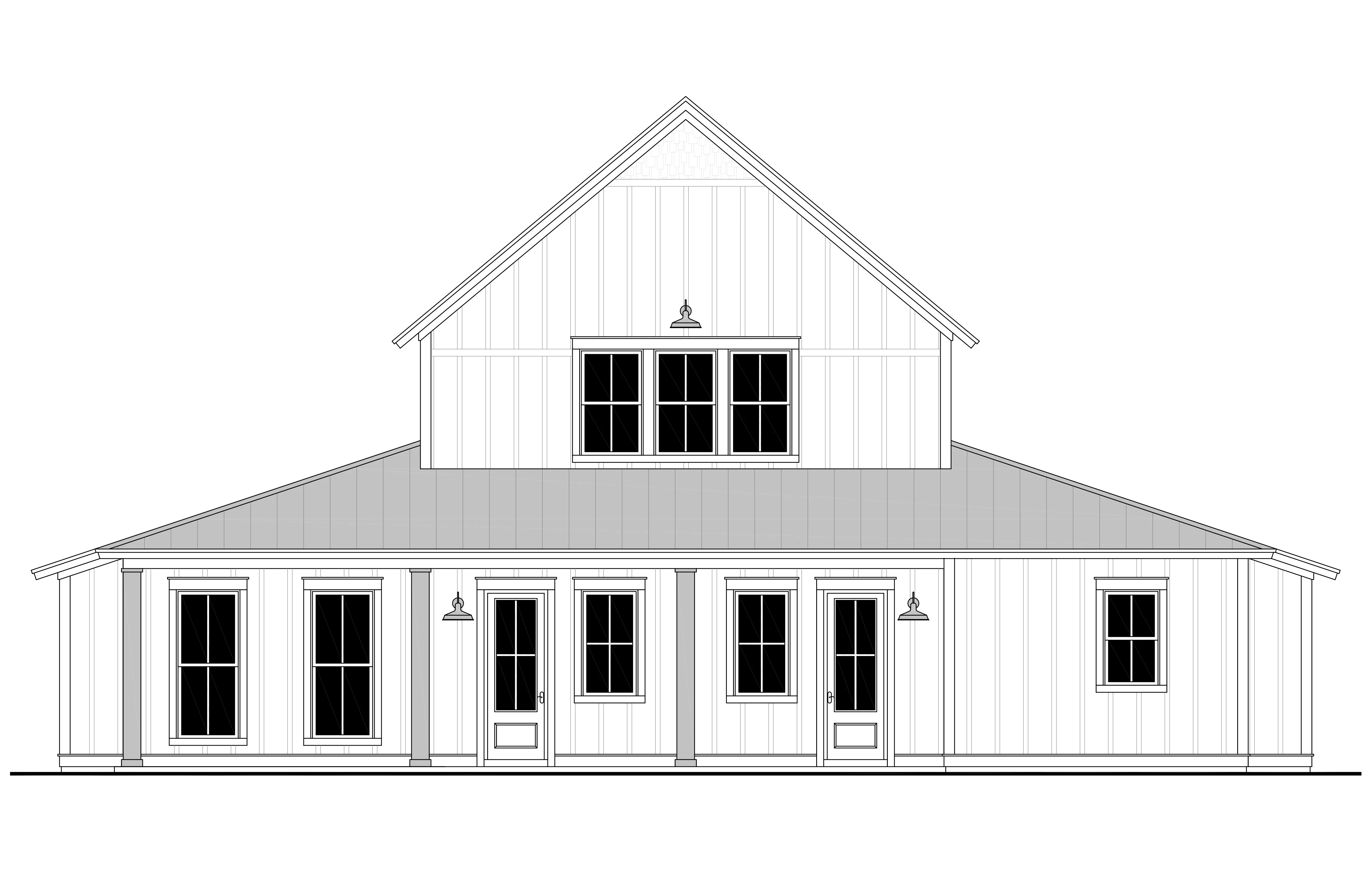 HPZ-22020 Dustin Barndominium House Plan - Image 7