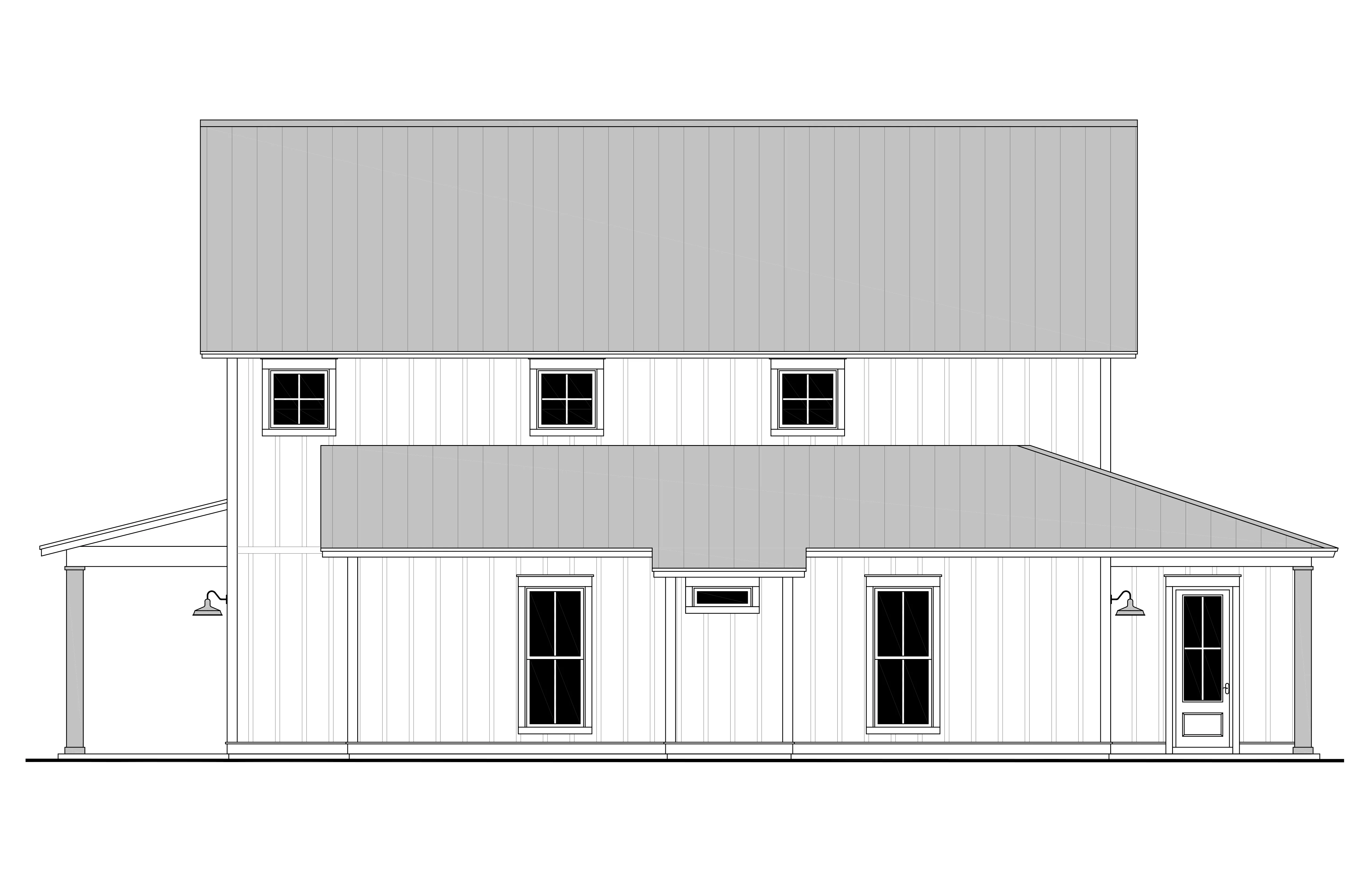 HPZ-22020 Dustin Barndominium House Plan - Image 8