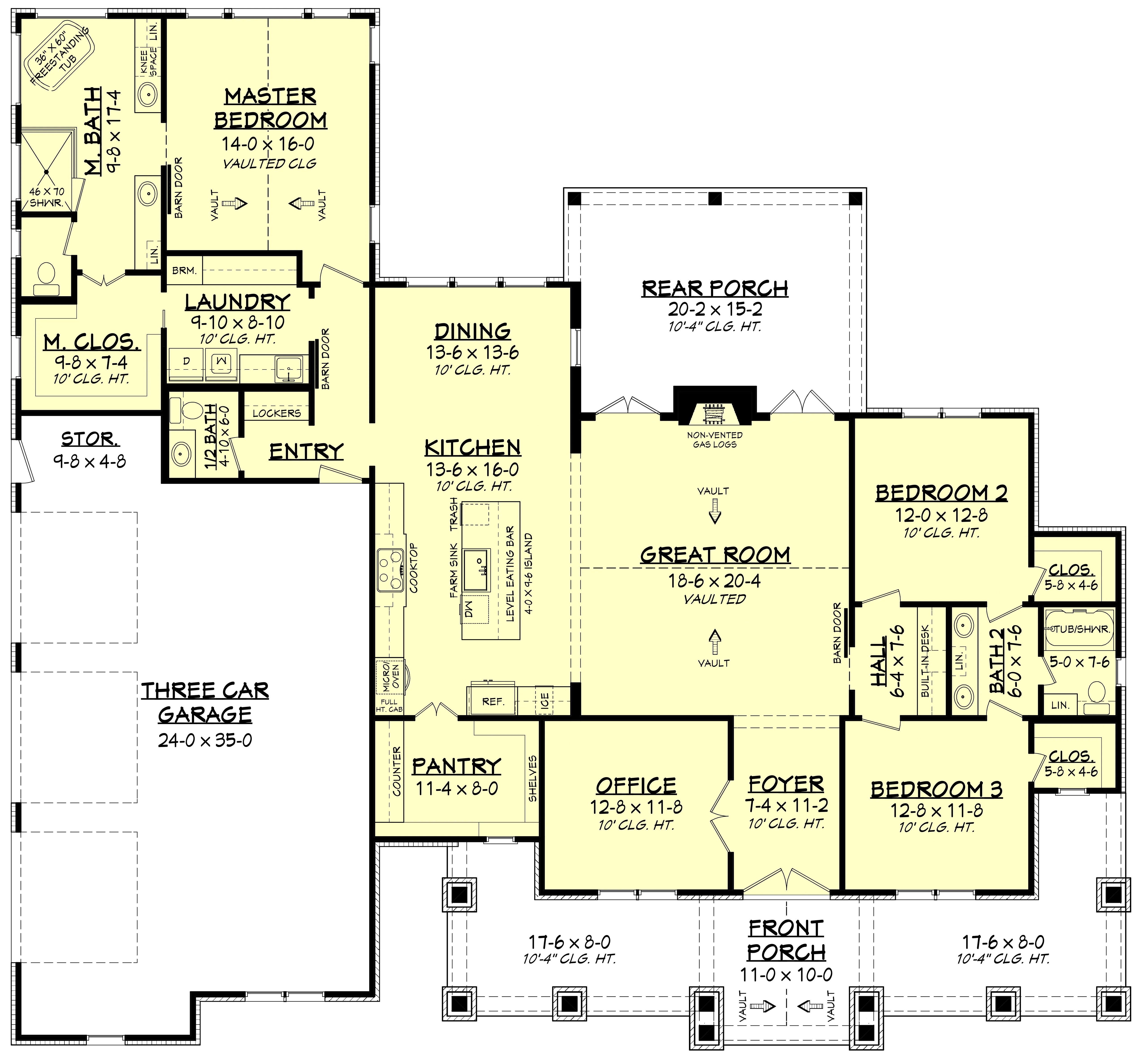 HPZ-26004 Donna Farmhouse Plan - Image 12