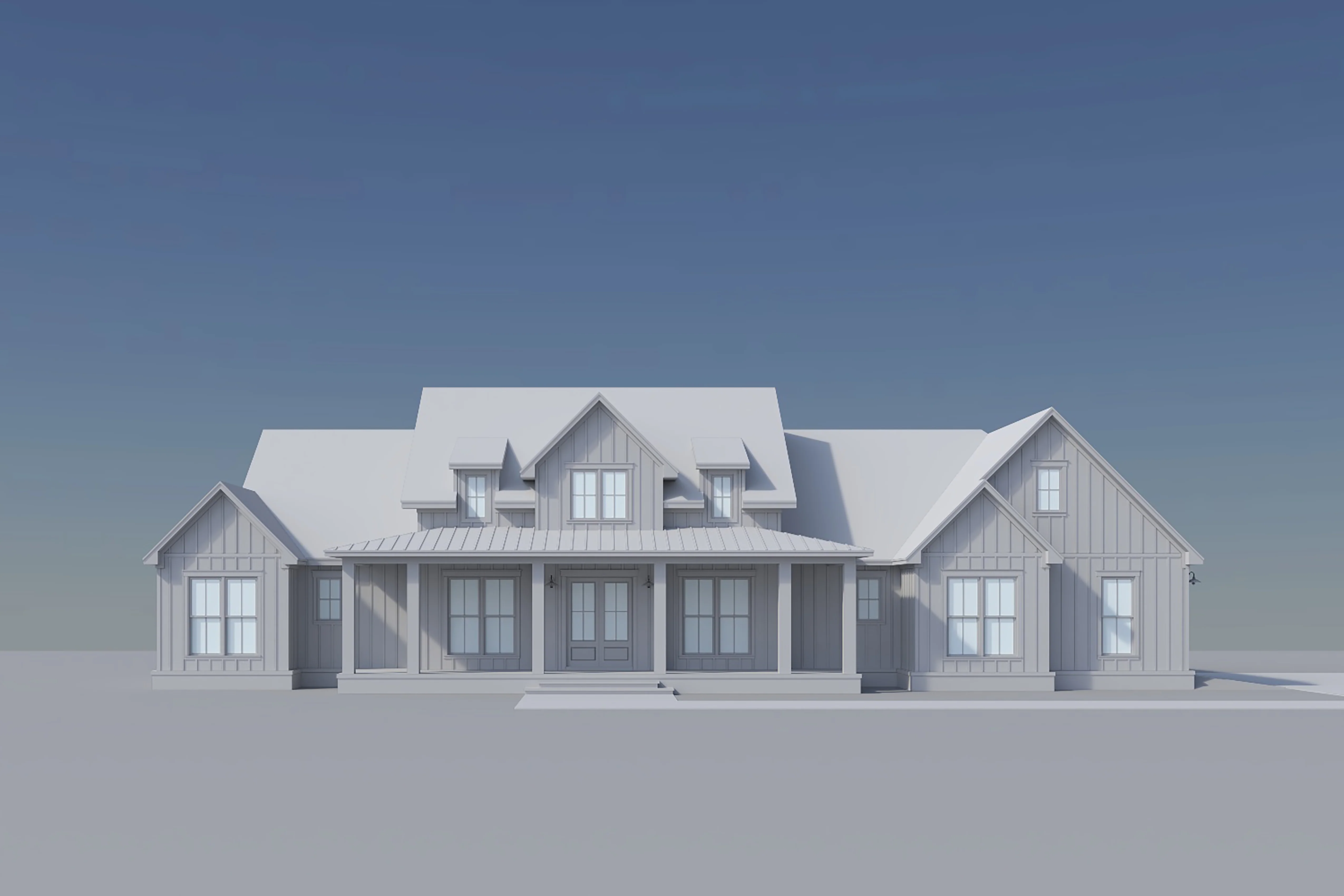 HPZ-26005 Leslie Farmhouse Plan - Image 3