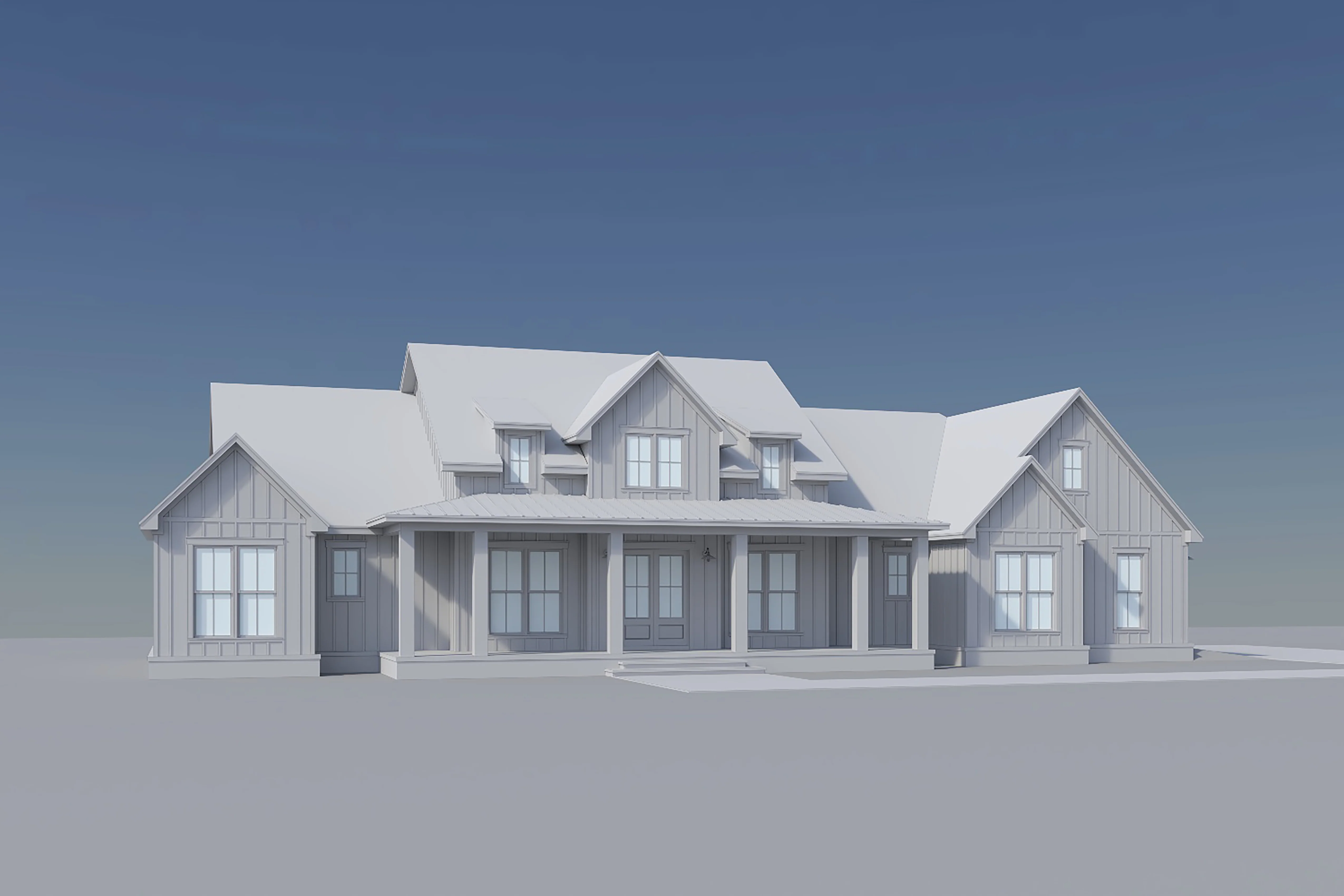 HPZ-26005 Leslie Farmhouse Plan - Image 4