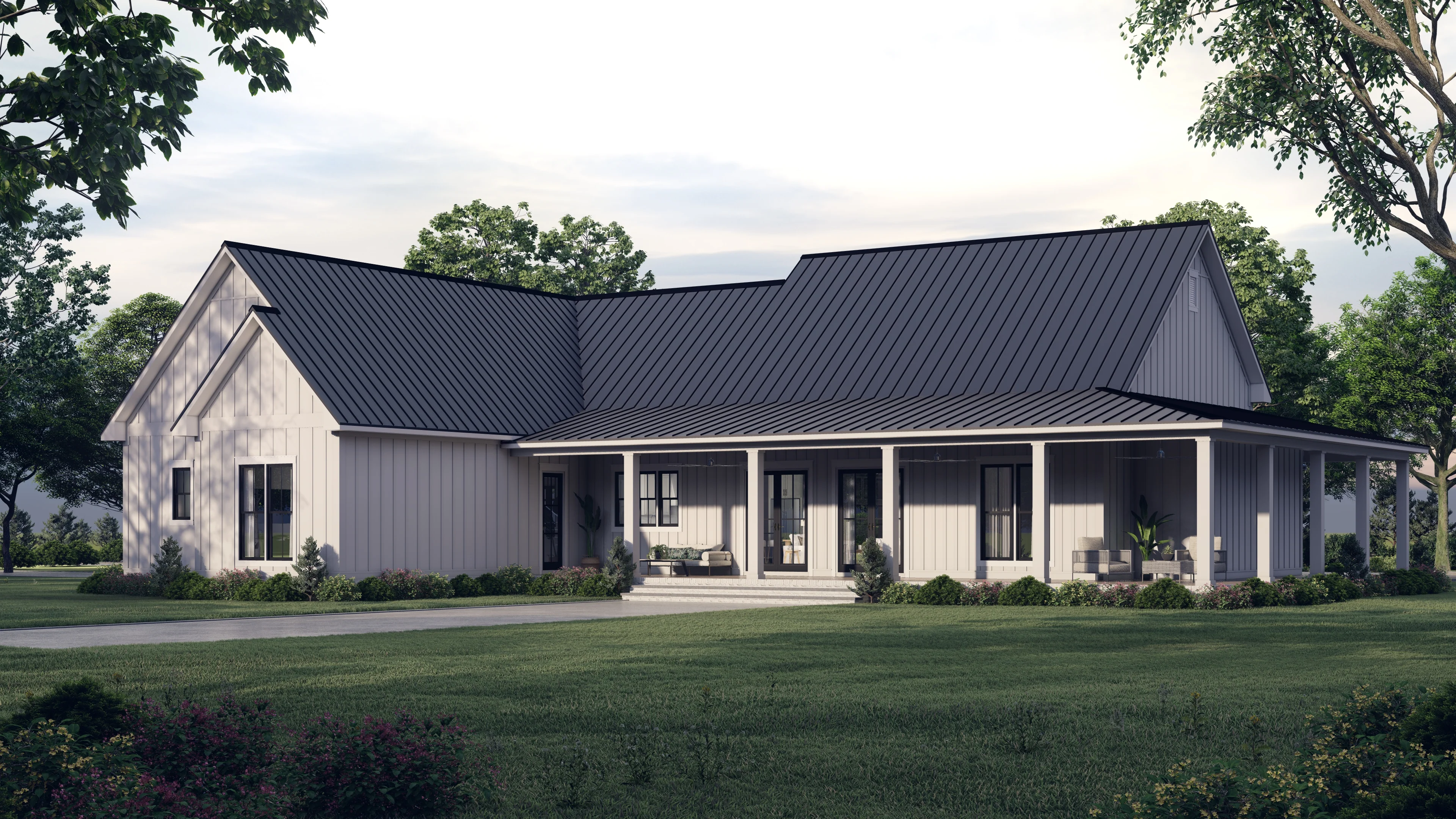 HPZ-26008 Shawn Farmhouse Plan - Image 2
