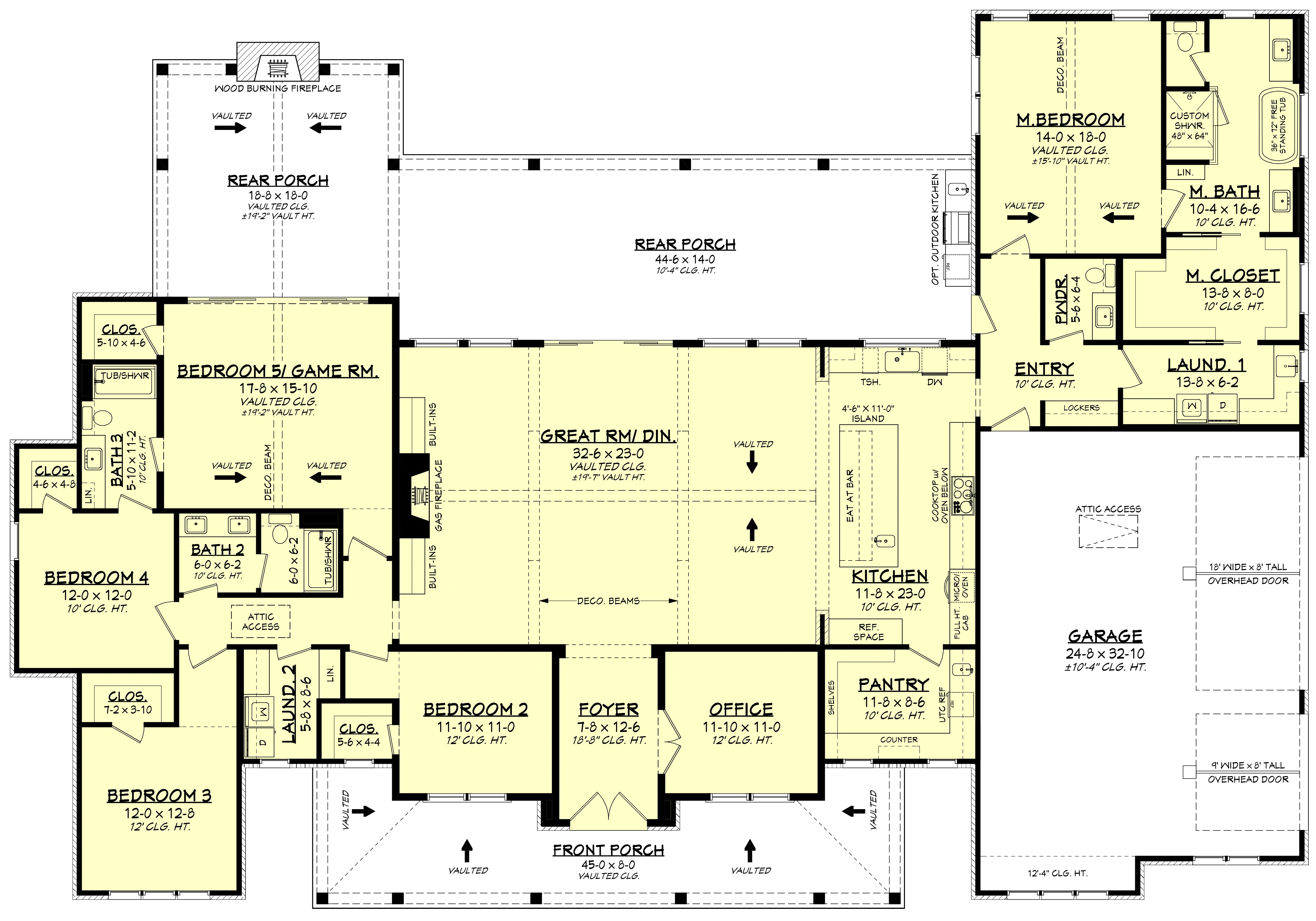 HPZ-26010 Gregory Farmhouse Plan - Image 12