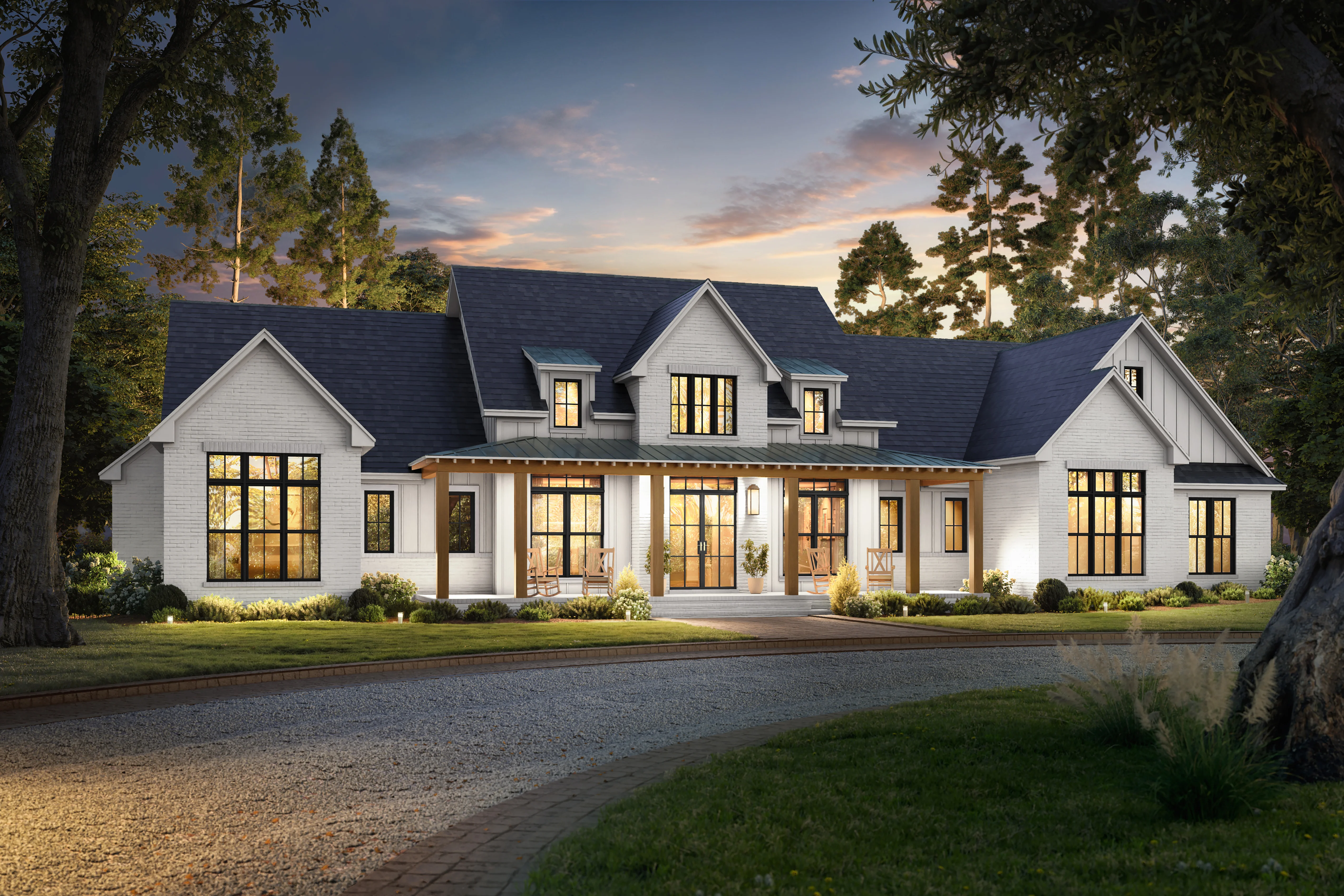 HPZ-26010 Gregory Farmhouse Plan - Image 2