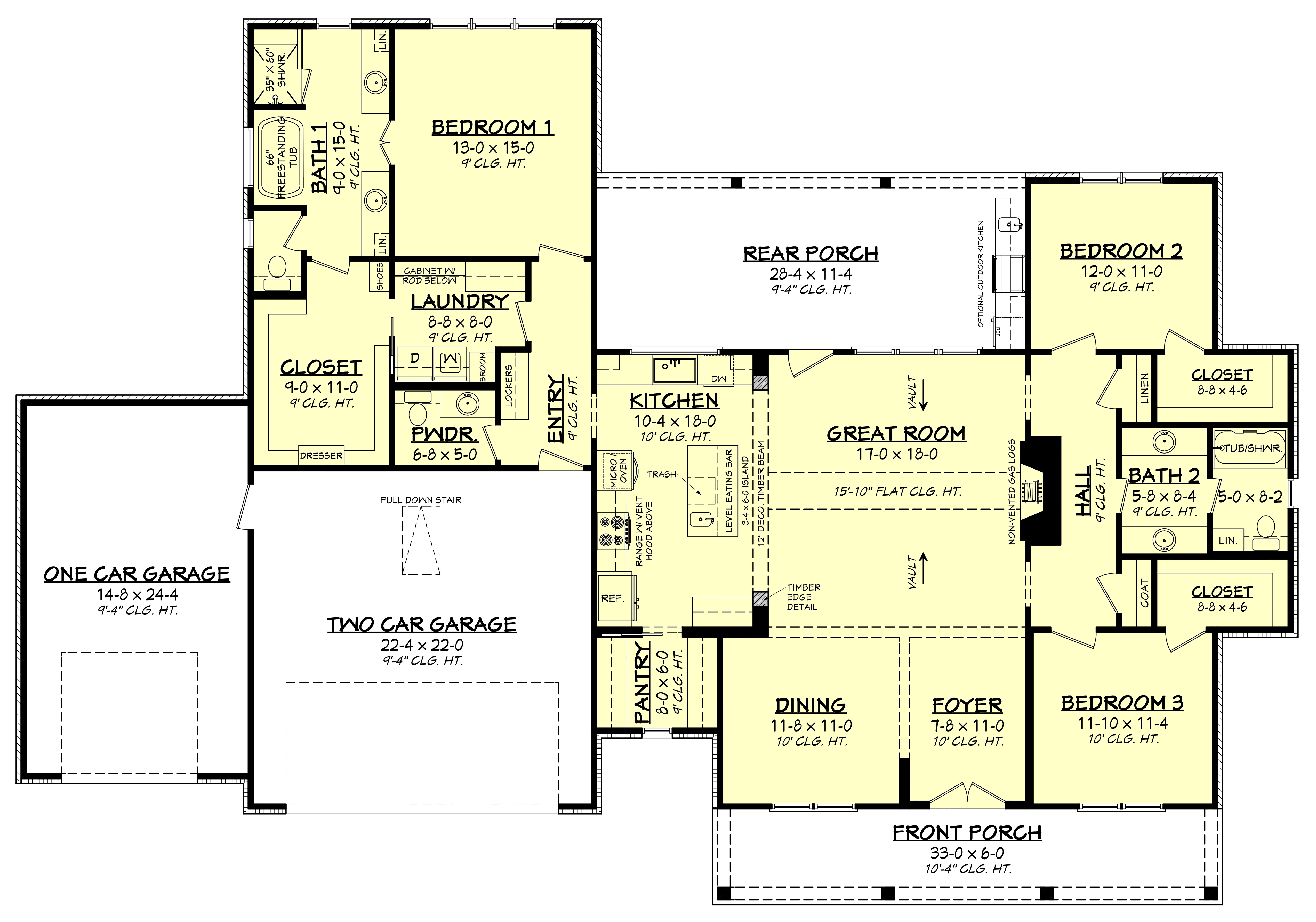 HPZ-26017 Brittany Farmhouse Plan - Image 11