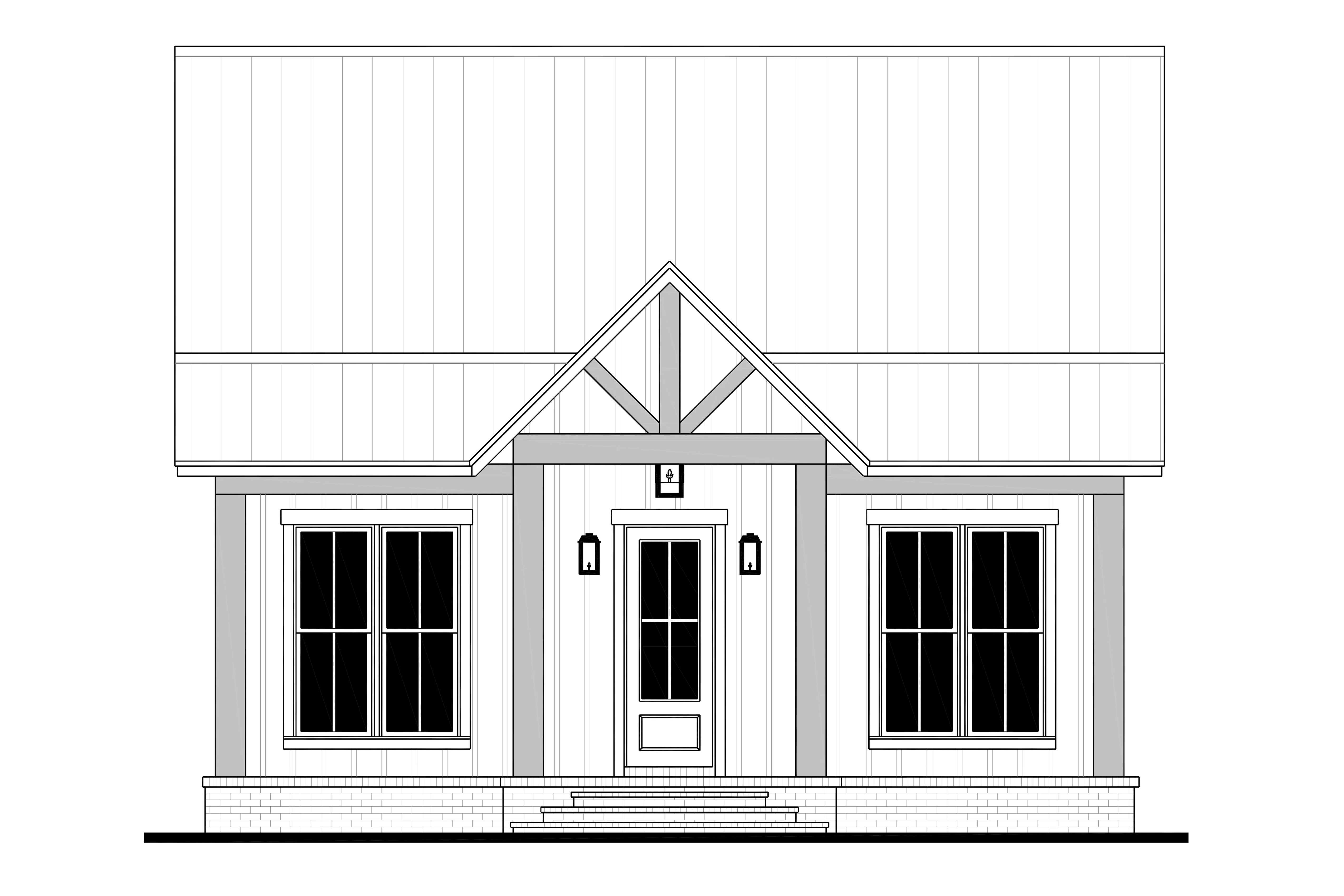 HPZ-26022 Caleb Farmhouse Plan - Image 3