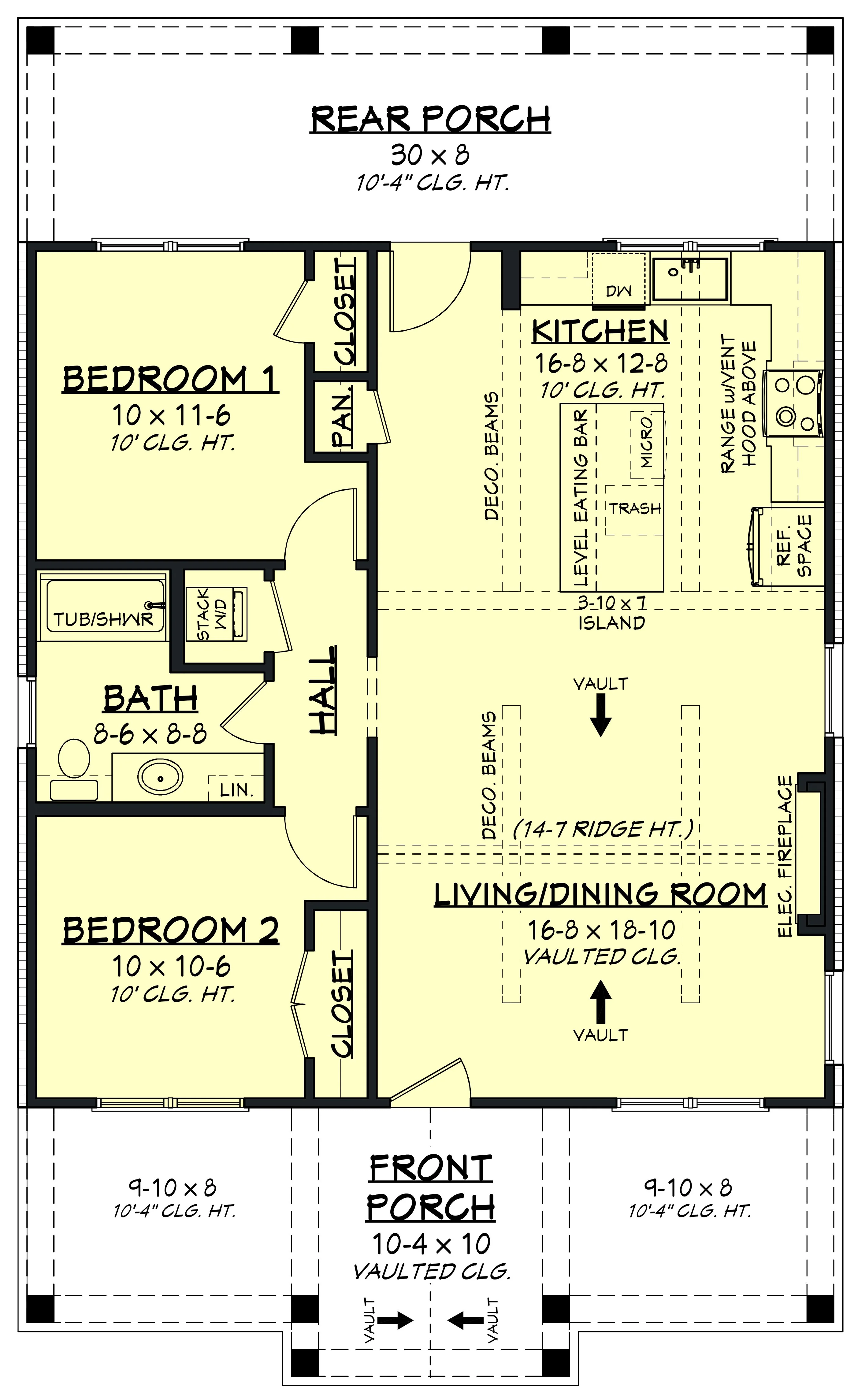 HPZ-26022 Caleb Farmhouse Plan - Image 7