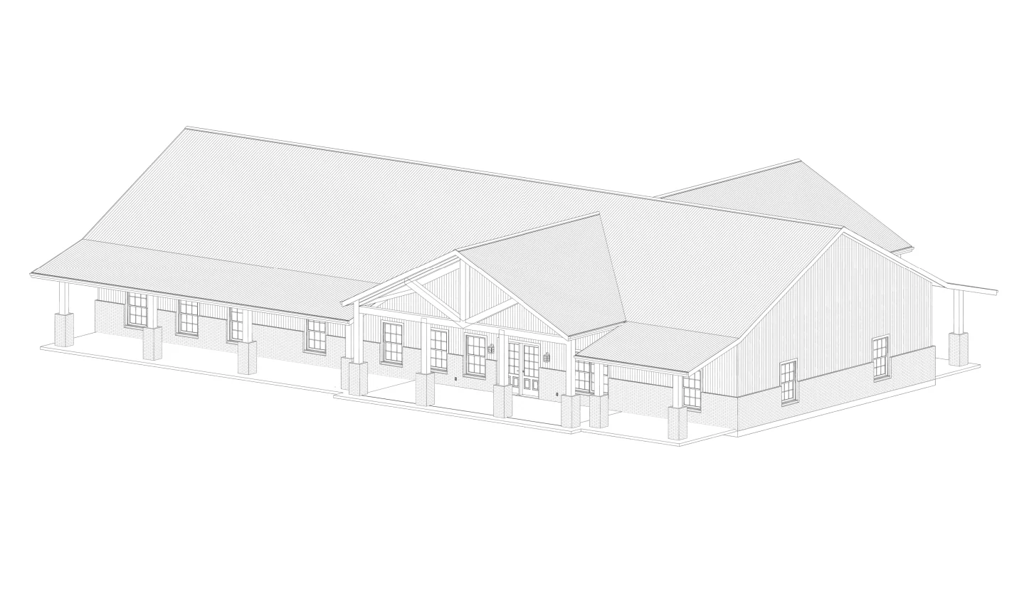 LP-2802 Marcus Barndominium House Plans - Image 16