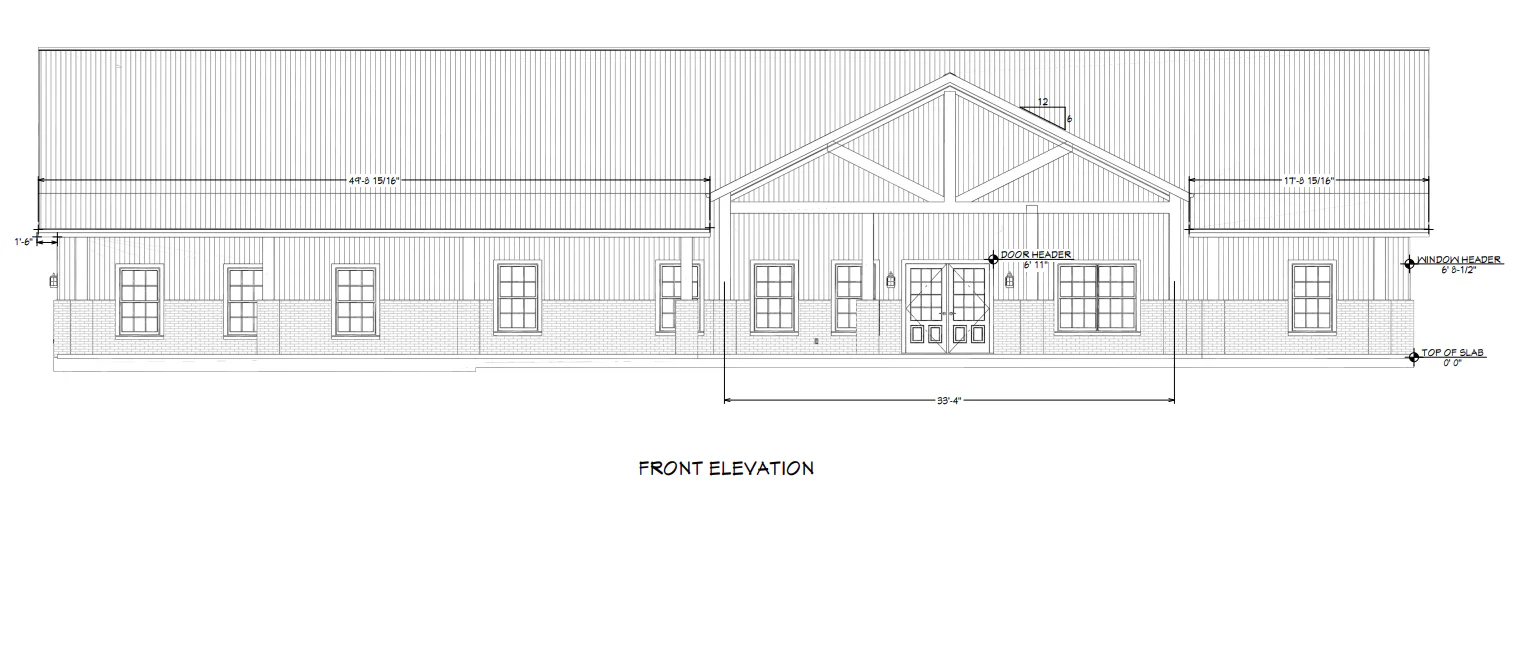 LP-2802 Marcus Barndominium House Plans - Image 17