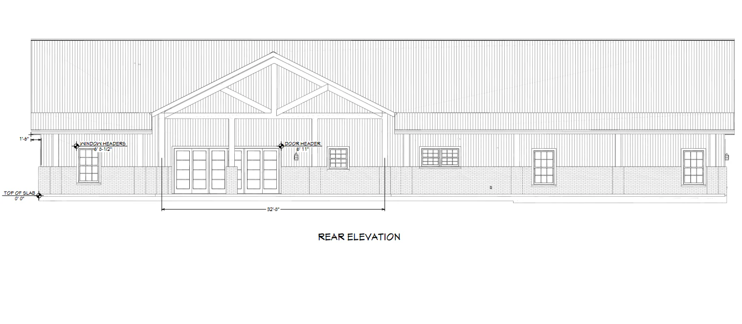 LP-2802 Marcus Barndominium House Plans - Image 18
