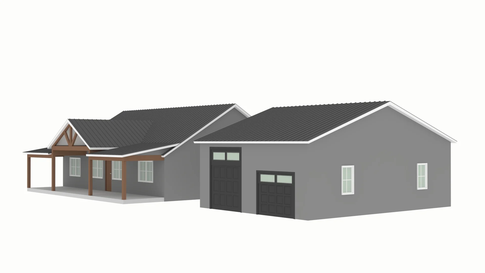 LP-2804-C Caitlyn Barndominium House Plan - Image 7