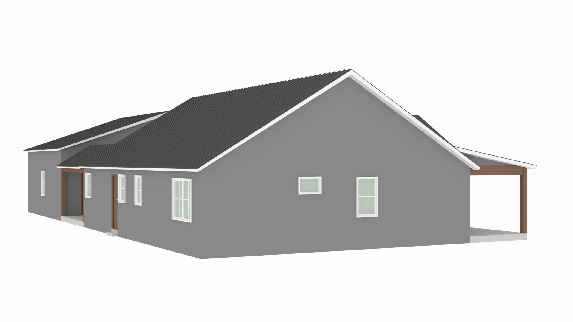 LP-2804-C Caitlyn Barndominium House Plan - Image 9