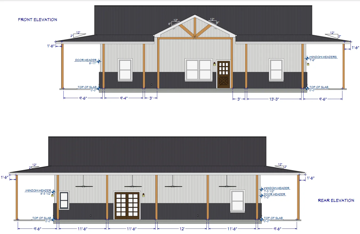 LP-2804 Legg Barndominium House Plans - Image 3