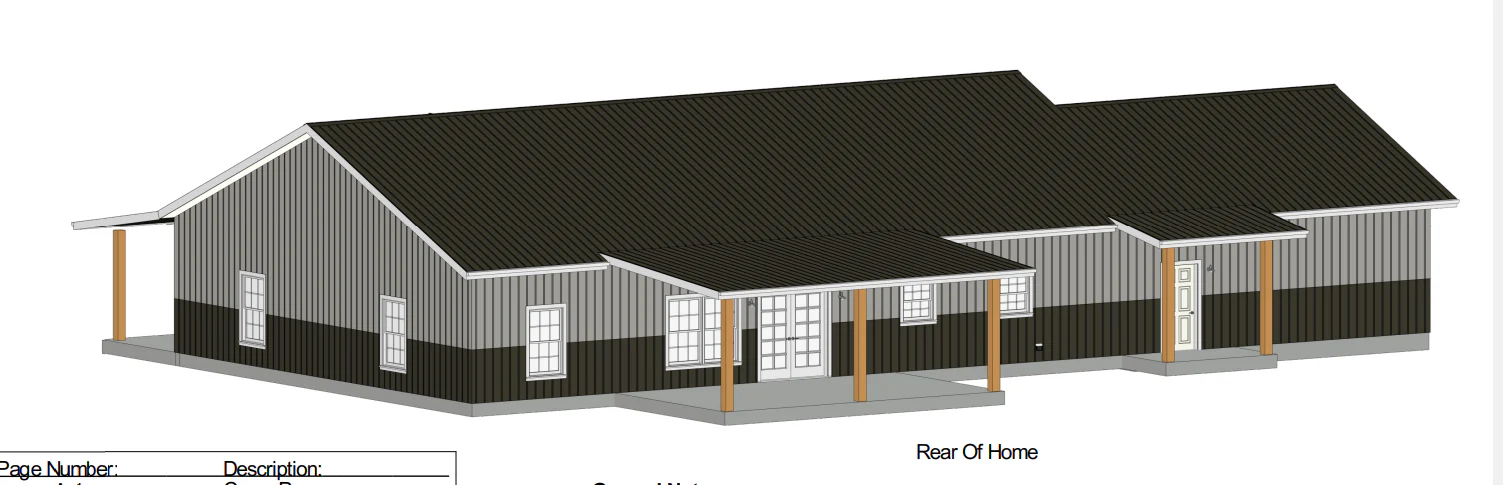 LP-3201 Zephyr Barndominium House Plan - Image 5