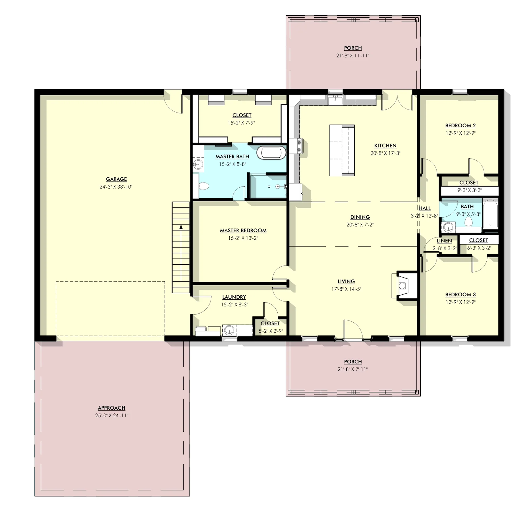 LP-3202 Phoenix Barndominium House Plan - Image 7