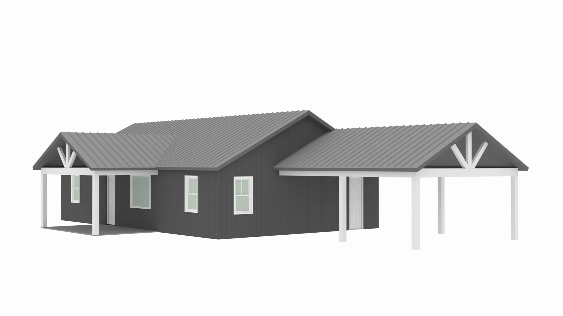 LP-3205-B Bigham Barndominium House Plan - Image 10