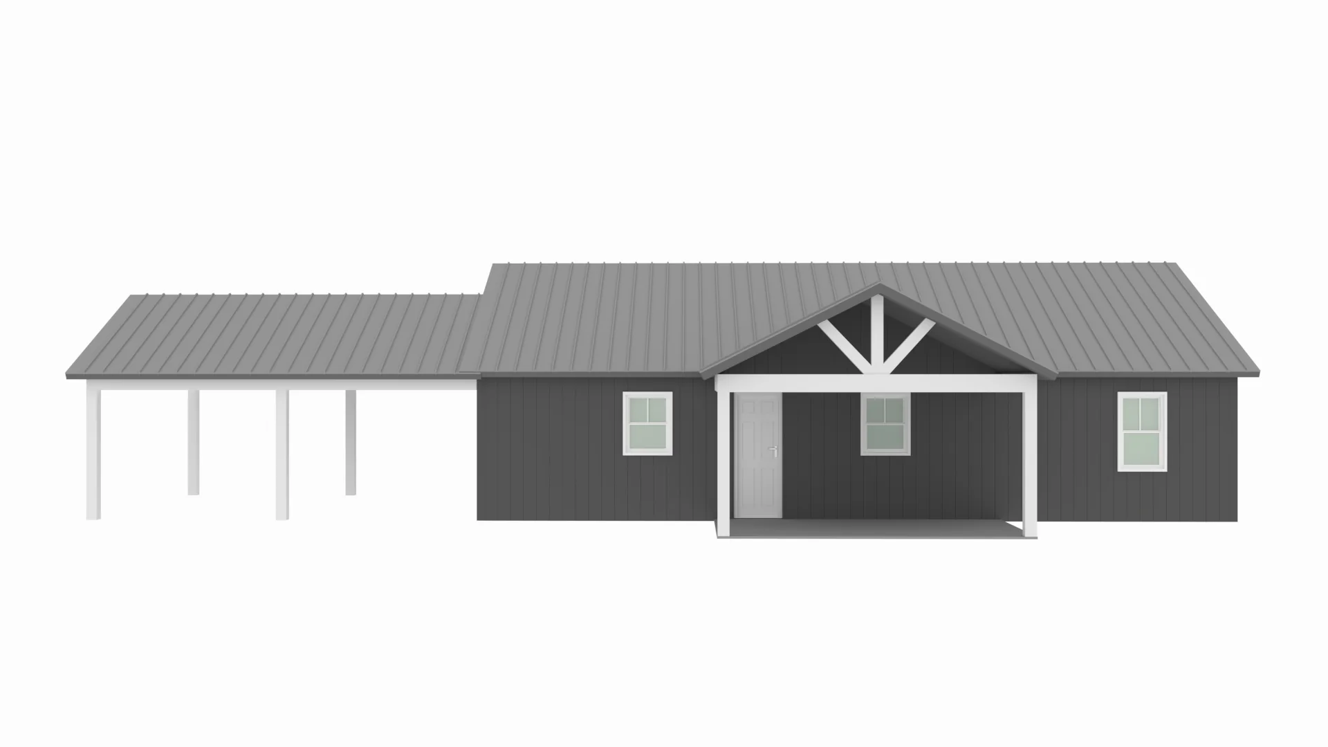 LP-3205-B Bigham Barndominium House Plan - Image 11