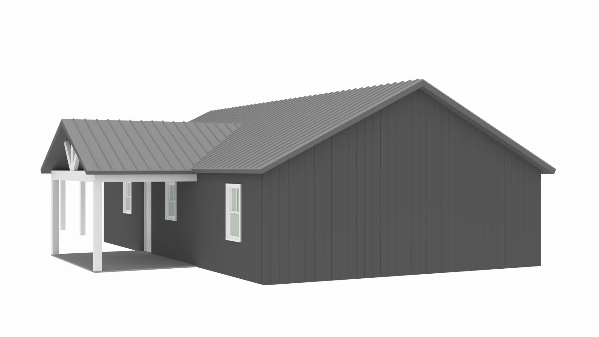 LP-3205-B Bigham Barndominium House Plan - Image 12