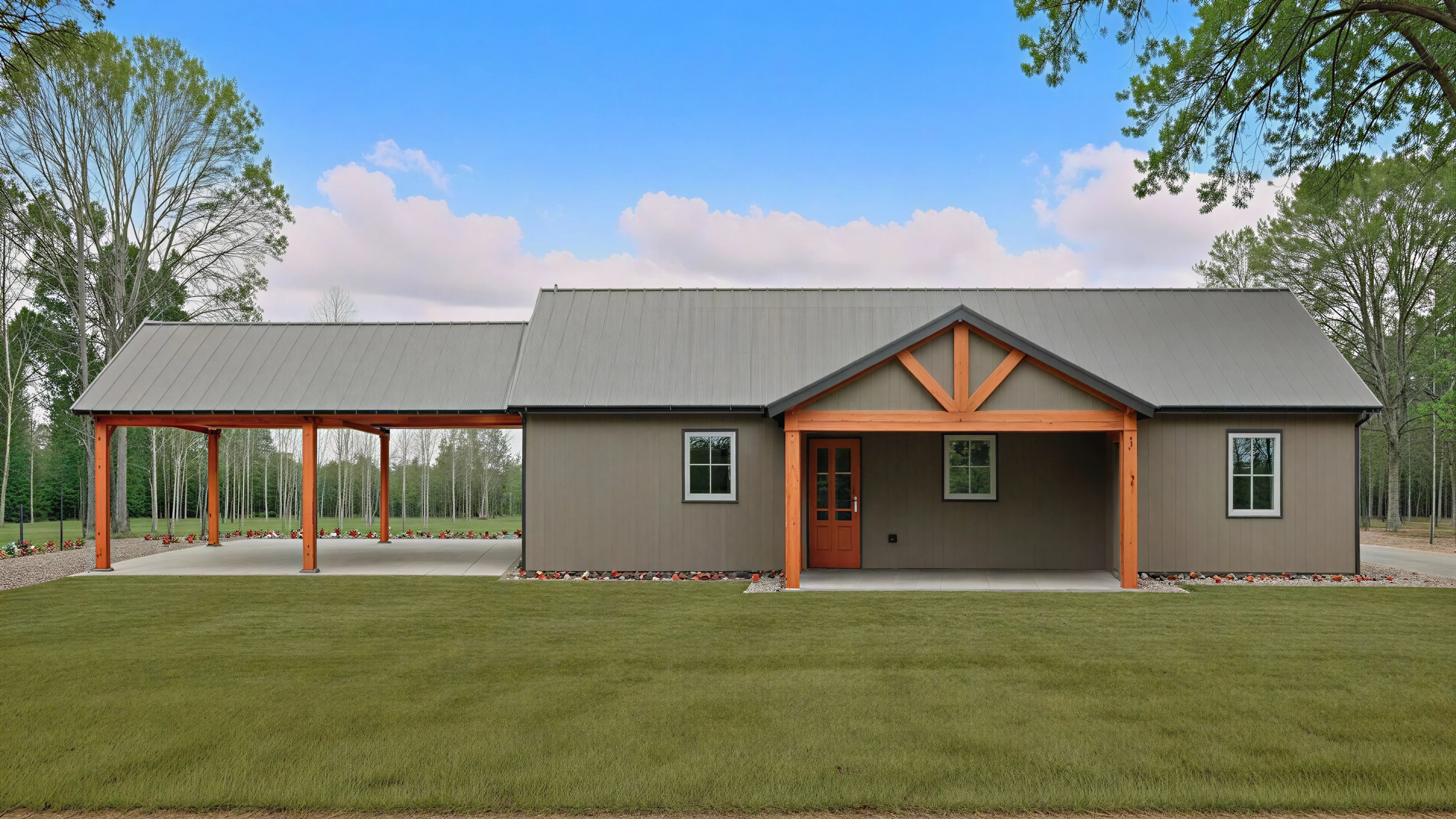 LP-3205-B Bigham Barndominium House Plan - Image 6