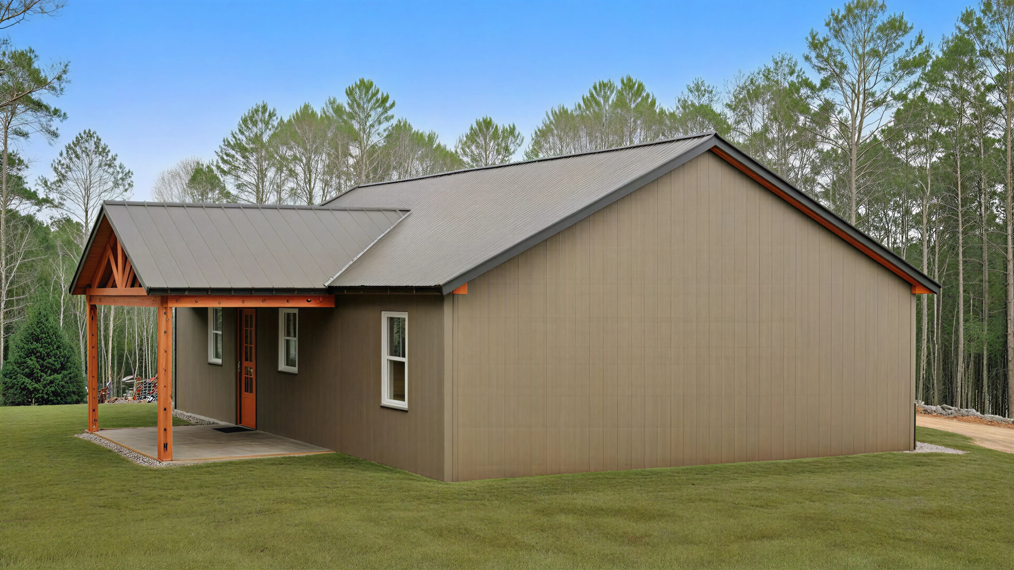 LP-3205-B Bigham Barndominium House Plan - Image 7