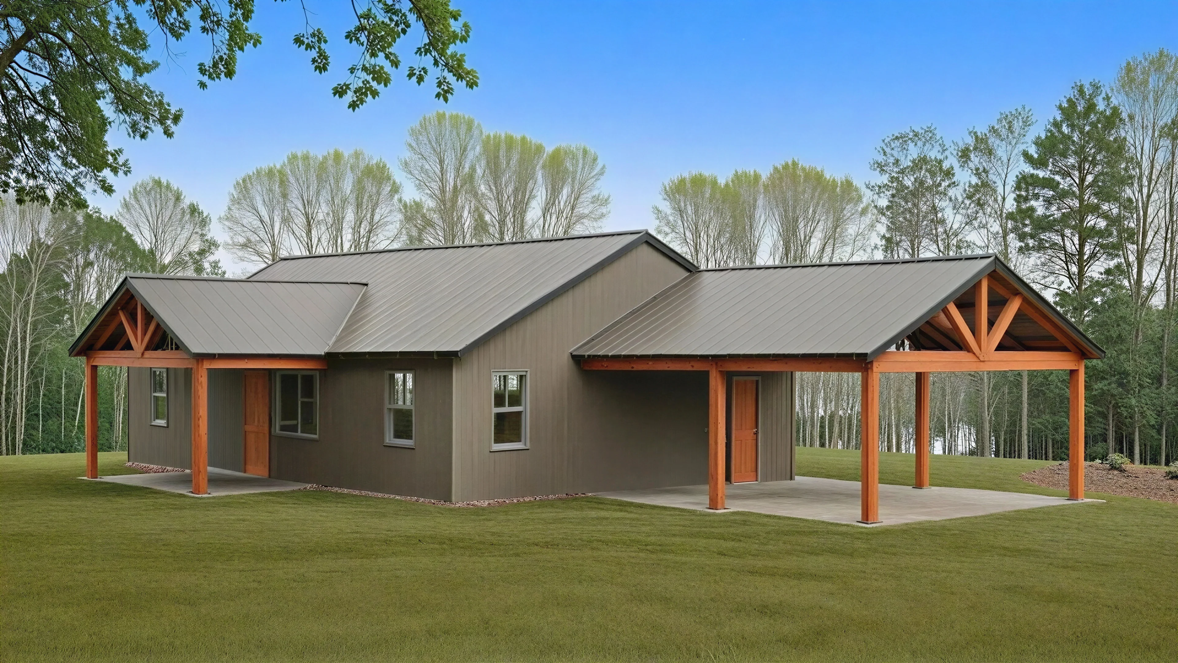 LP-3205-B Bigham Barndominium House Plan - Image 8