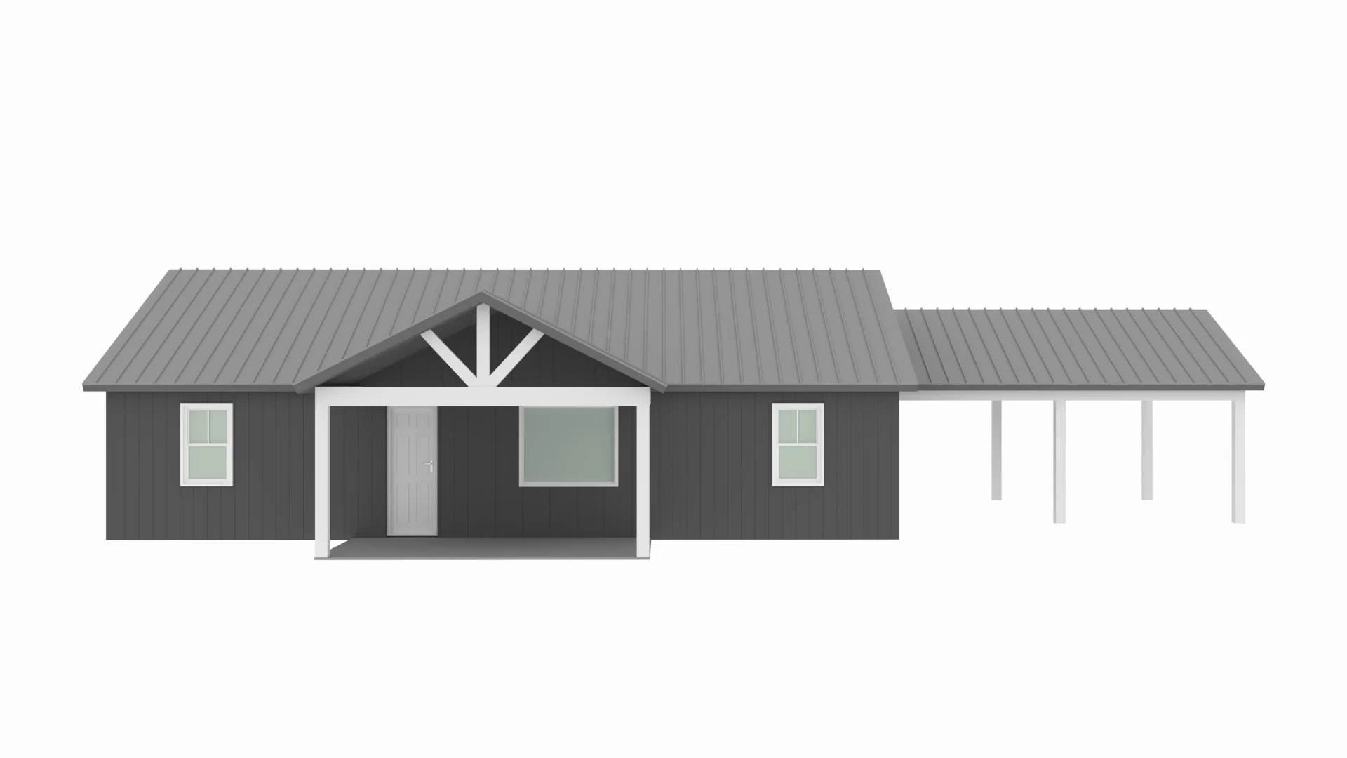 LP-3205-B Bigham Barndominium House Plan - Image 9