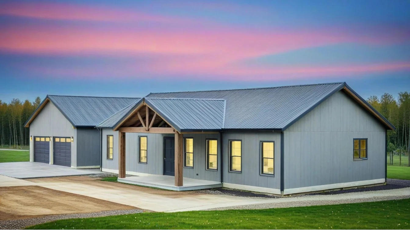 LP-3208-A Ashley Barndominium House Plan - Image 2