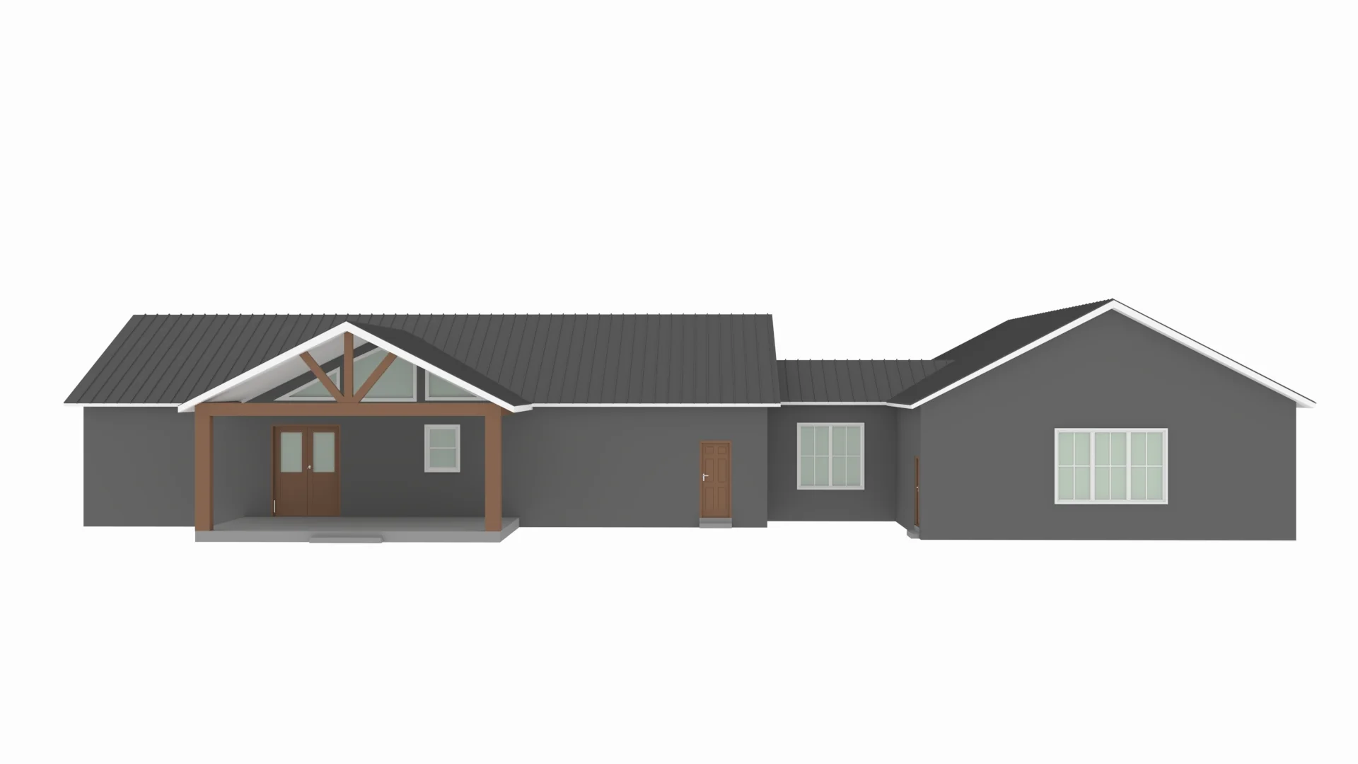 LP-3208-A Ashley Barndominium House Plan - Image 5