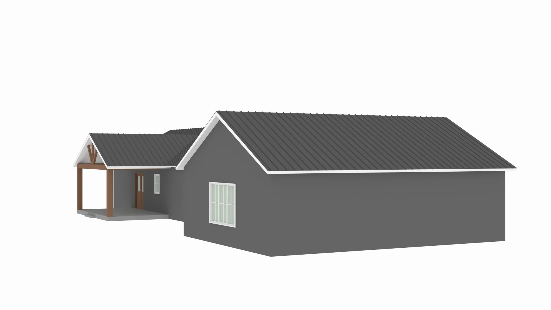 LP-3208-A Ashley Barndominium House Plan - Image 6