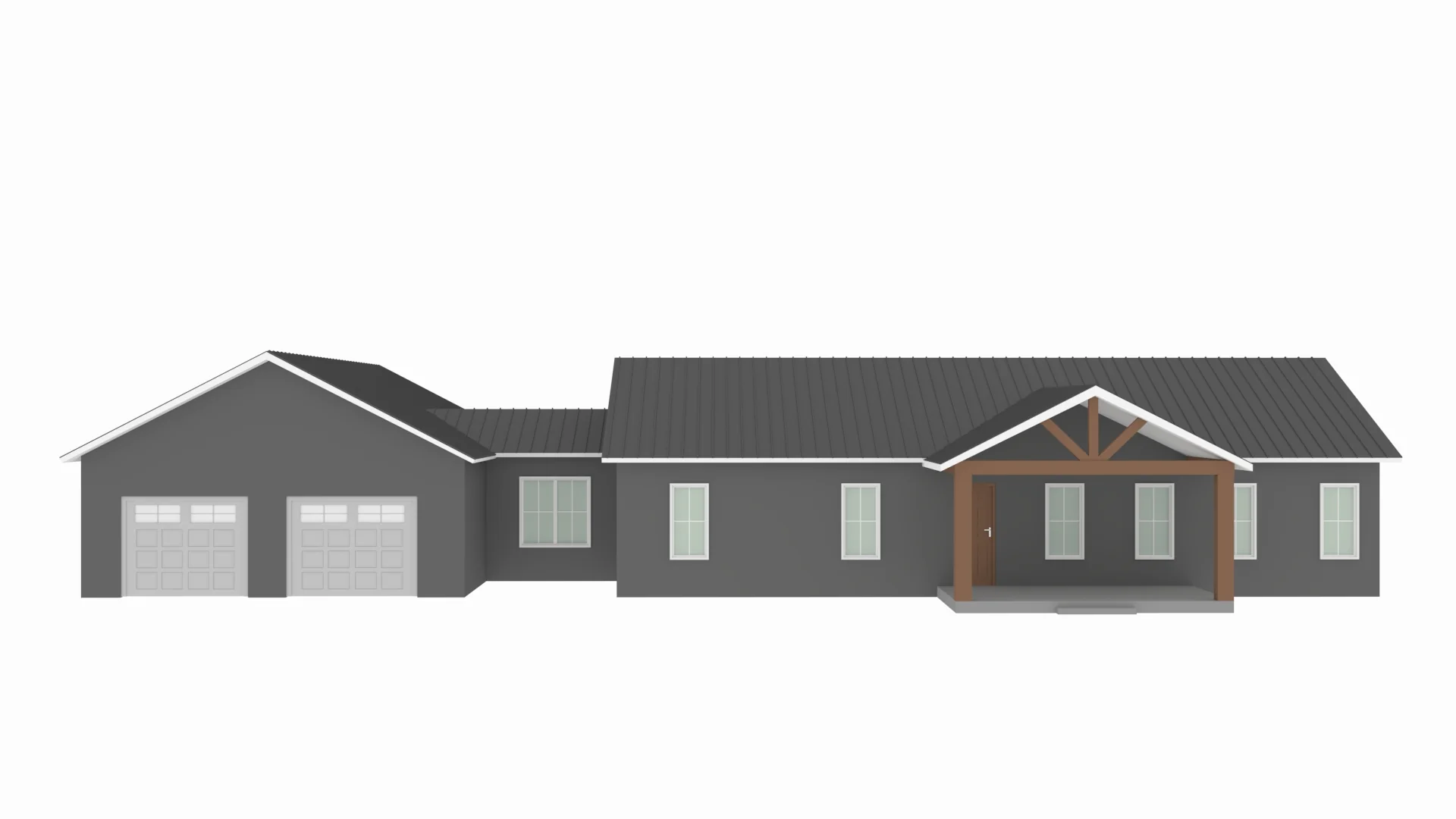 LP-3208-A Ashley Barndominium House Plan - Image 7