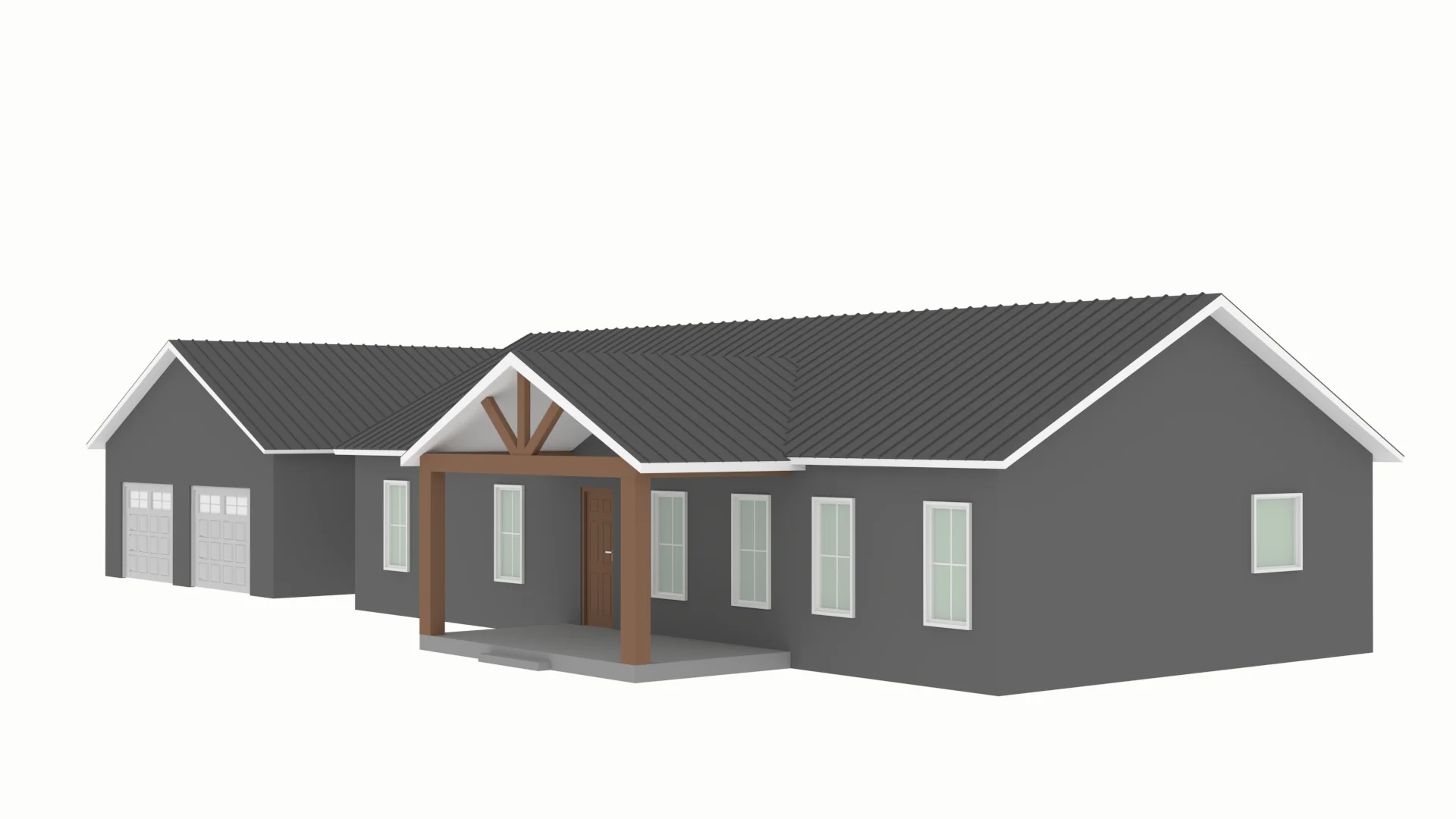 LP-3208-A Ashley Barndominium House Plan - Image 8