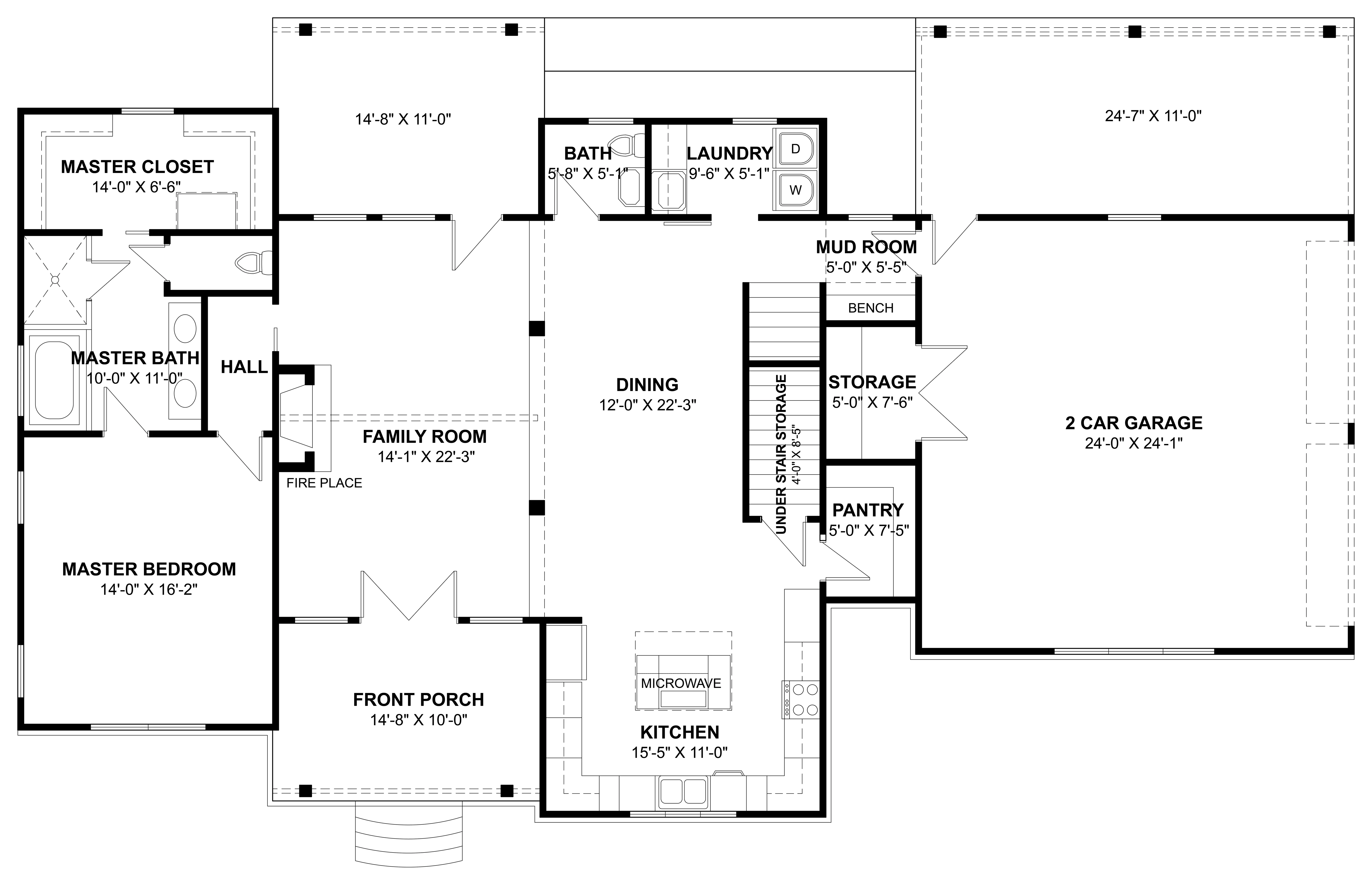 LS-42002 Dobbin Barndominium House Plan - Image 15