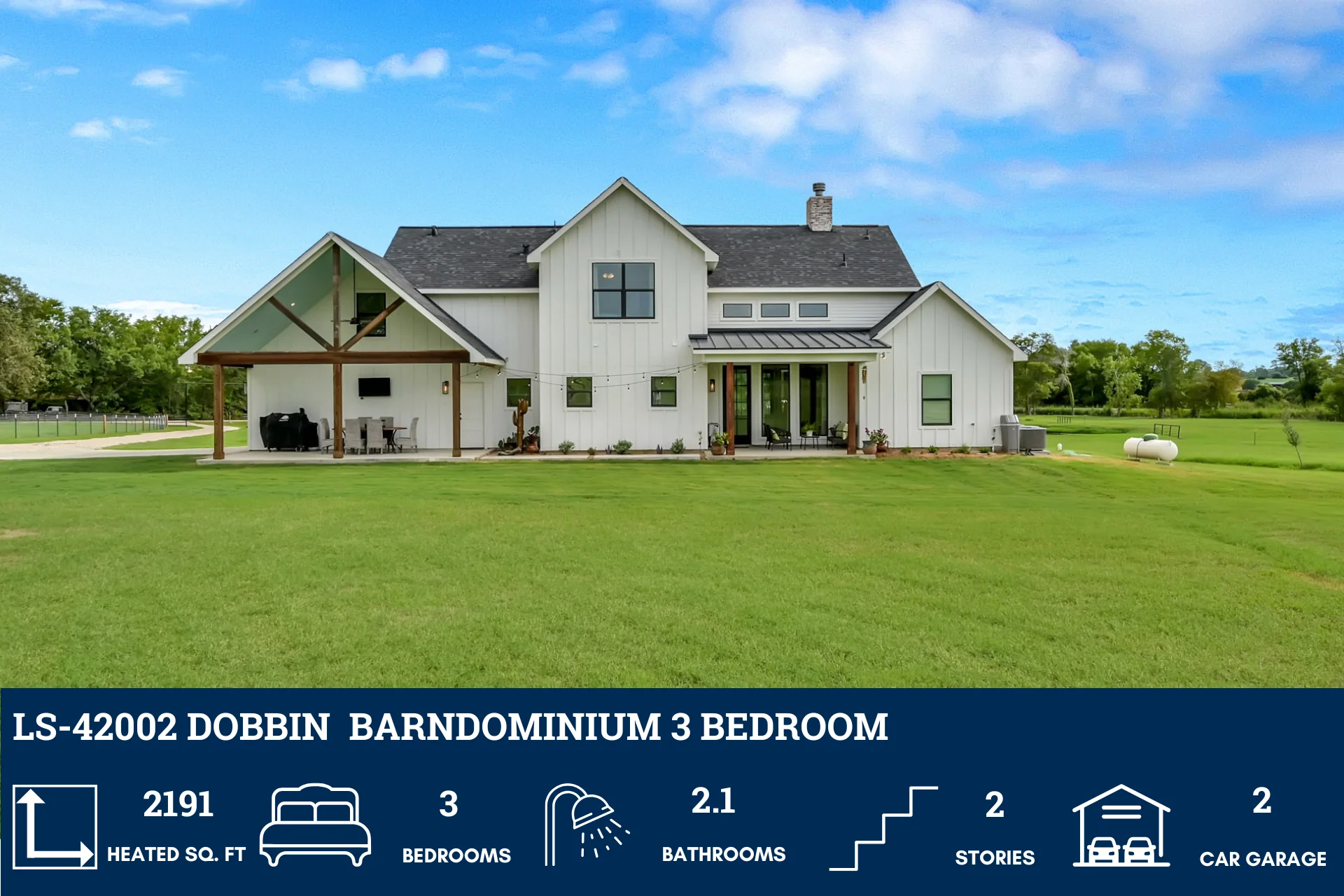 LS-42002 Dobbin Barndominium House Plan - Image 9
