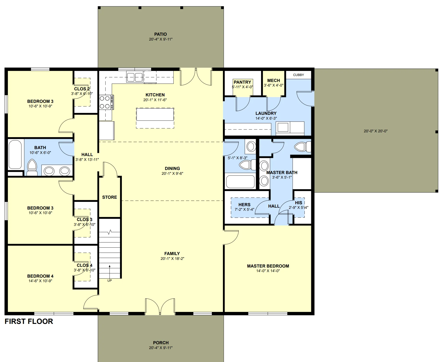PL-2806 Bilbrey Barndominium House Plans - Image 6