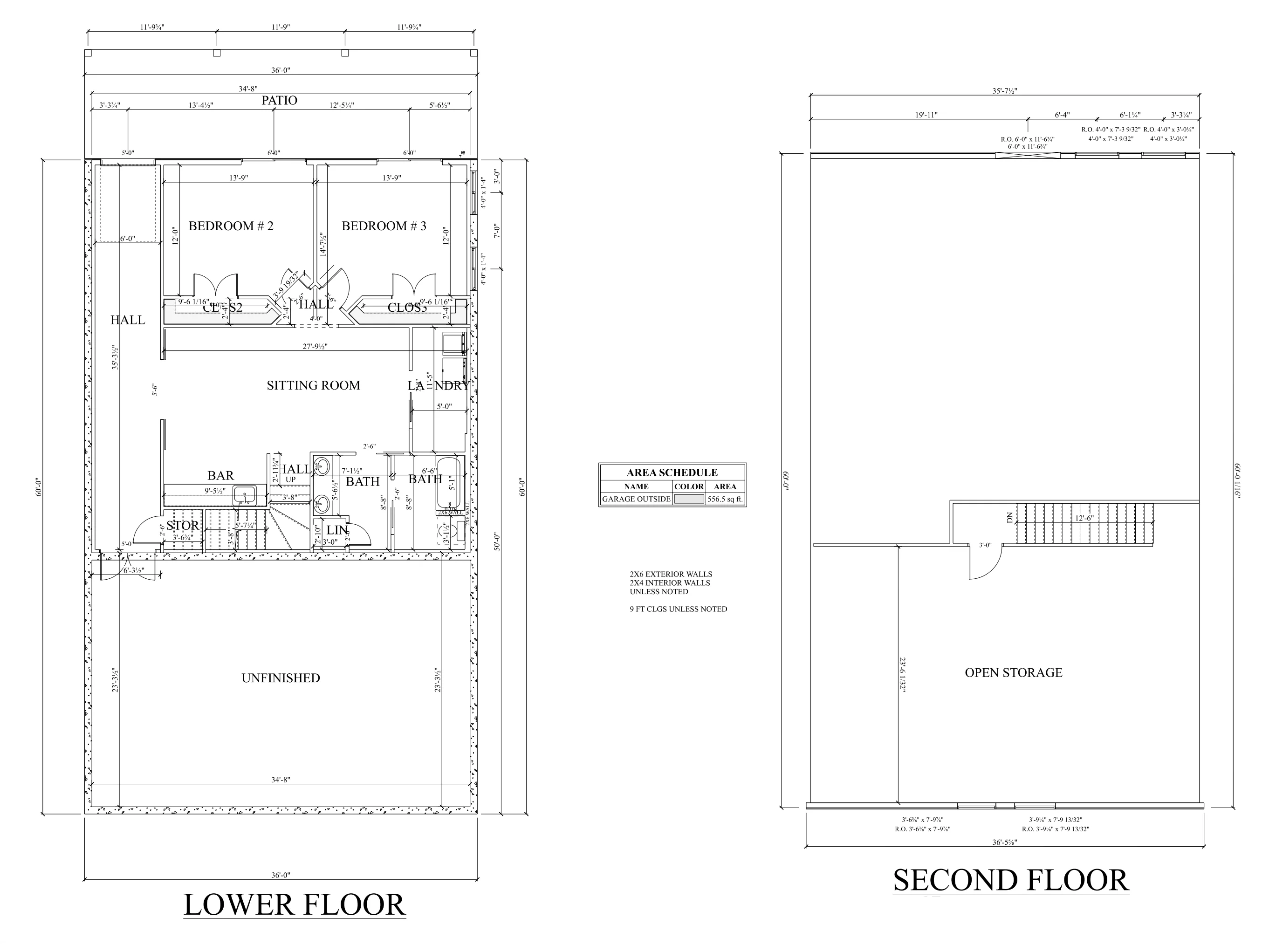 PL-2813 Lakeview Barndominium House Plan - Image 10