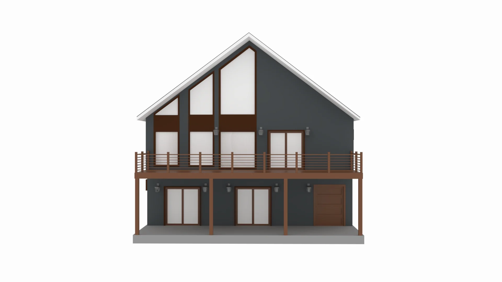 PL-2813 Lakeview Barndominium House Plan - Image 3