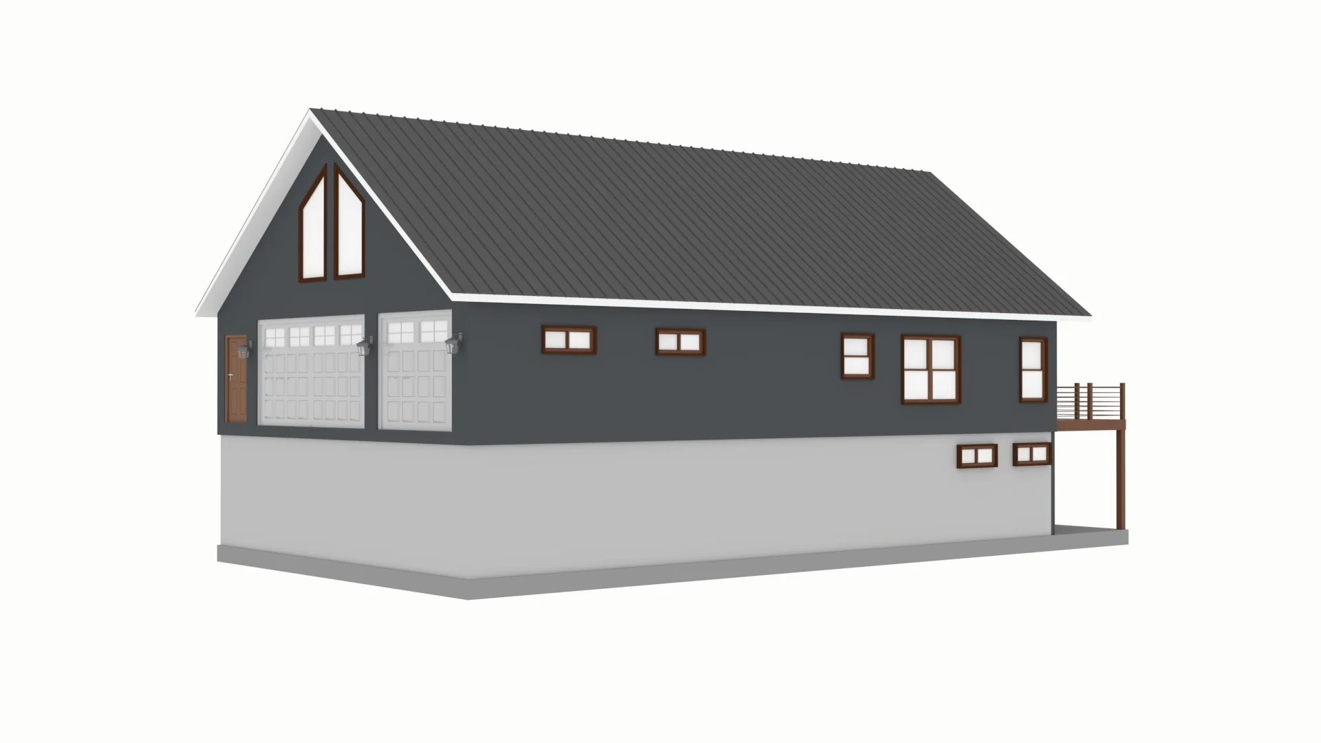 PL-2813 Lakeview Barndominium House Plan - Image 5