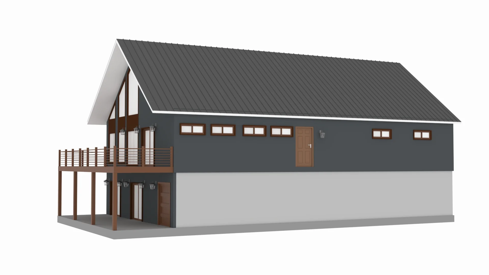 PL-2813 Lakeview Barndominium House Plan - Image 6