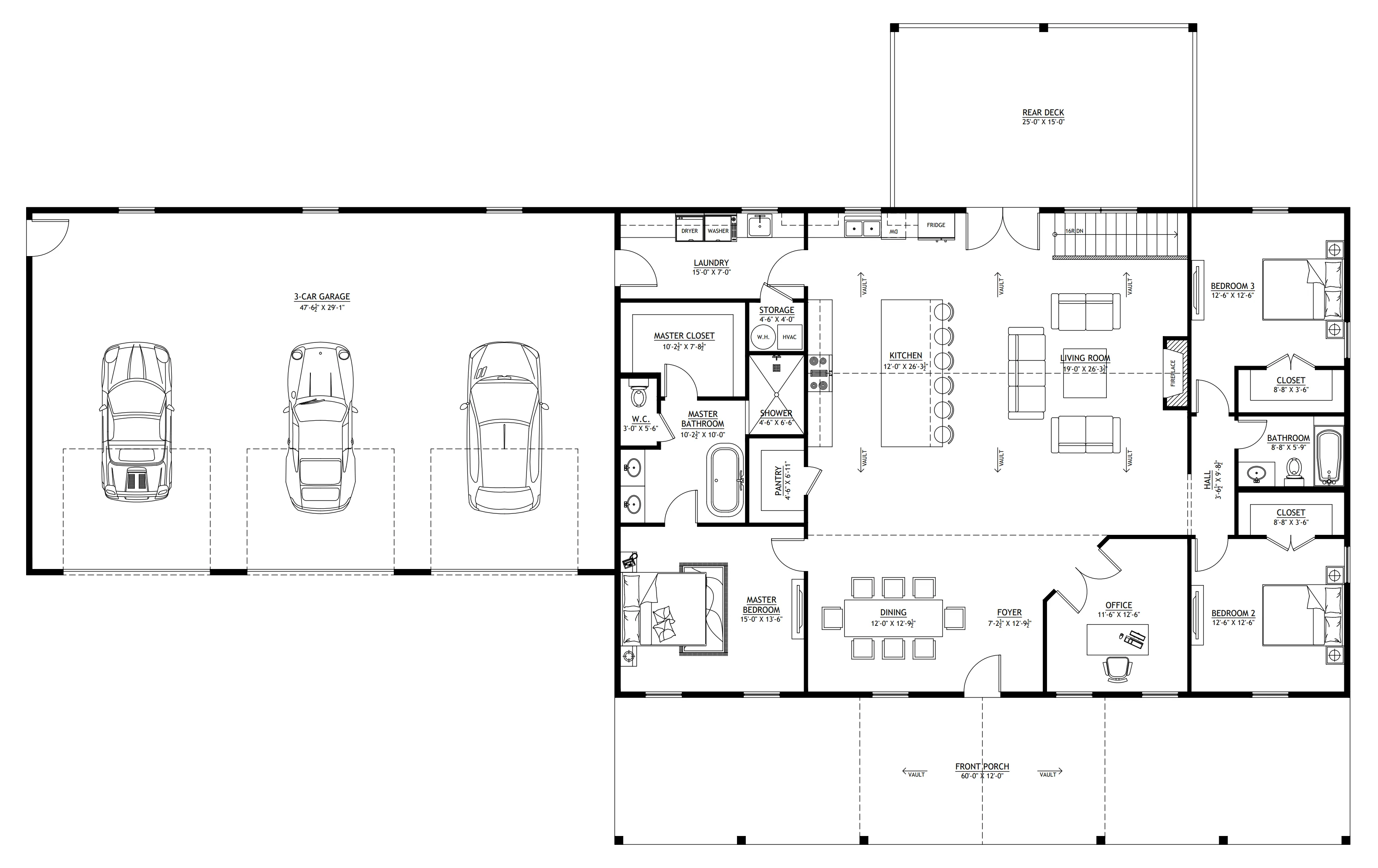 PL-2815 Travis Barndominium House Plan - Image 19