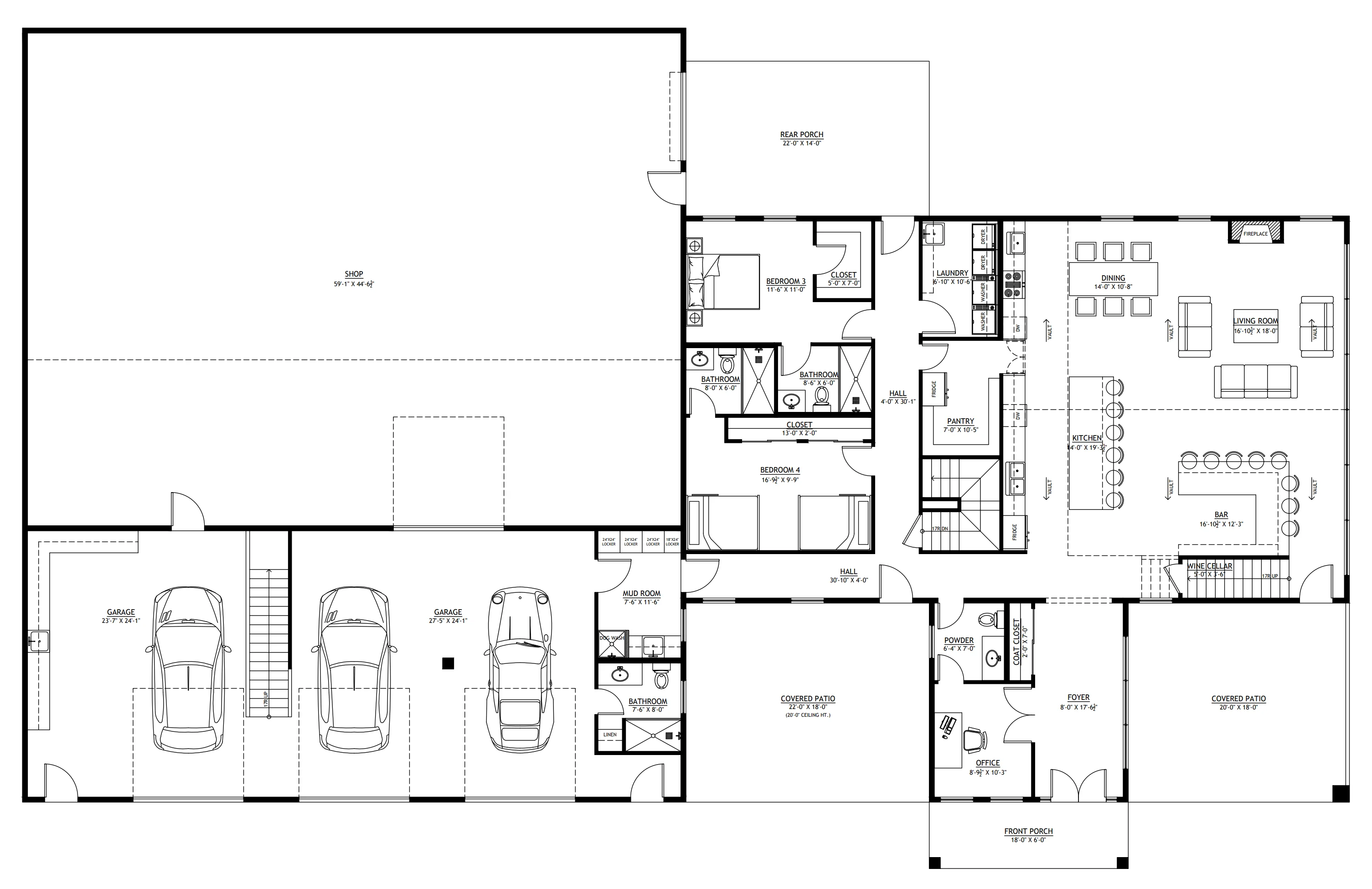 PL-2822 Gary Barndominium House Plan - Image 12