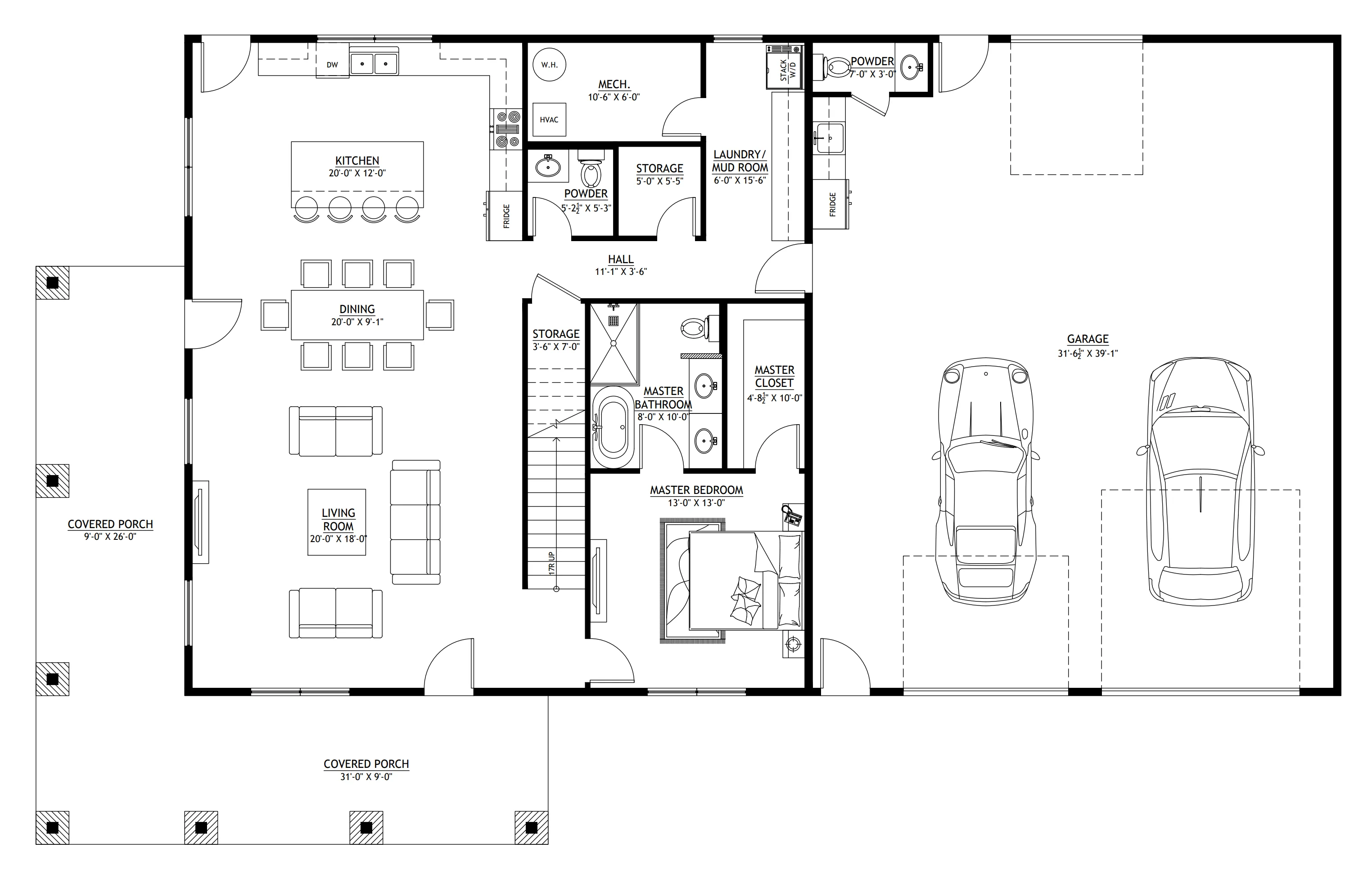 PL-2825 Reed Barndominium House Plan - Image 9