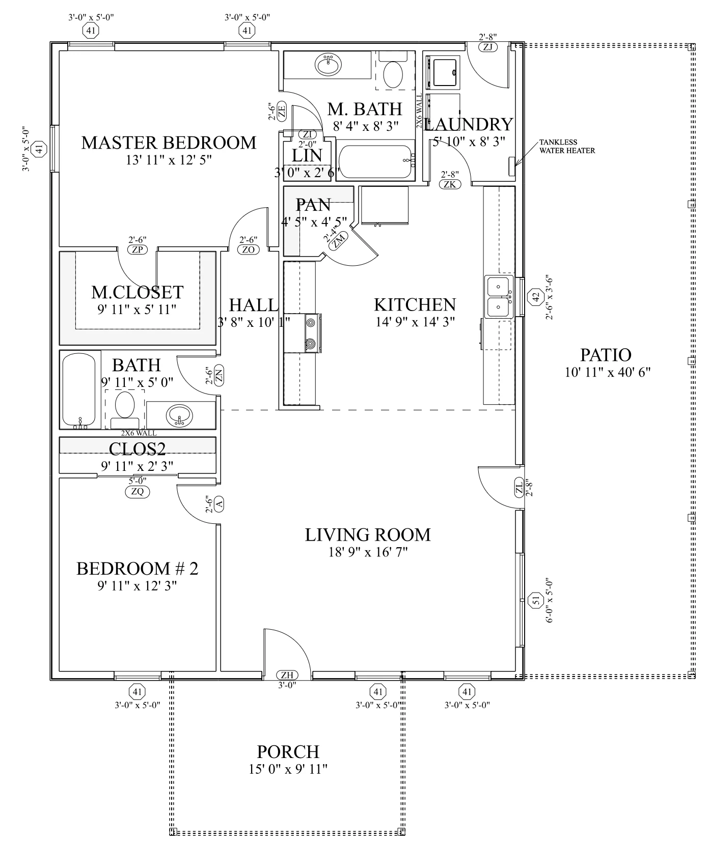 PL-60001-A Adair Barndominium House Plan - Image 13